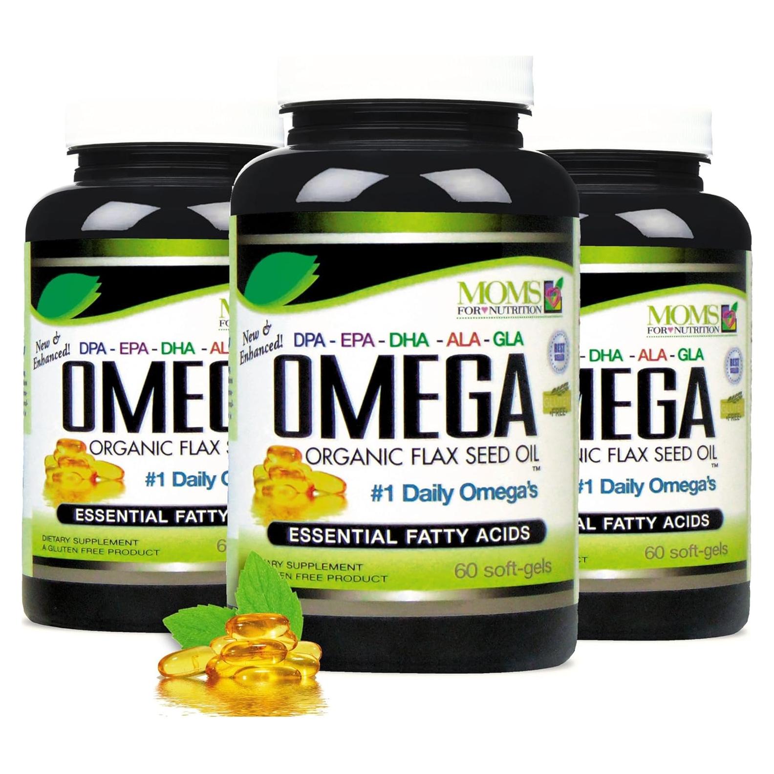 Omega 3-6-9 Aceite de Semilla de Lino y Pescado 60 Gelatinas