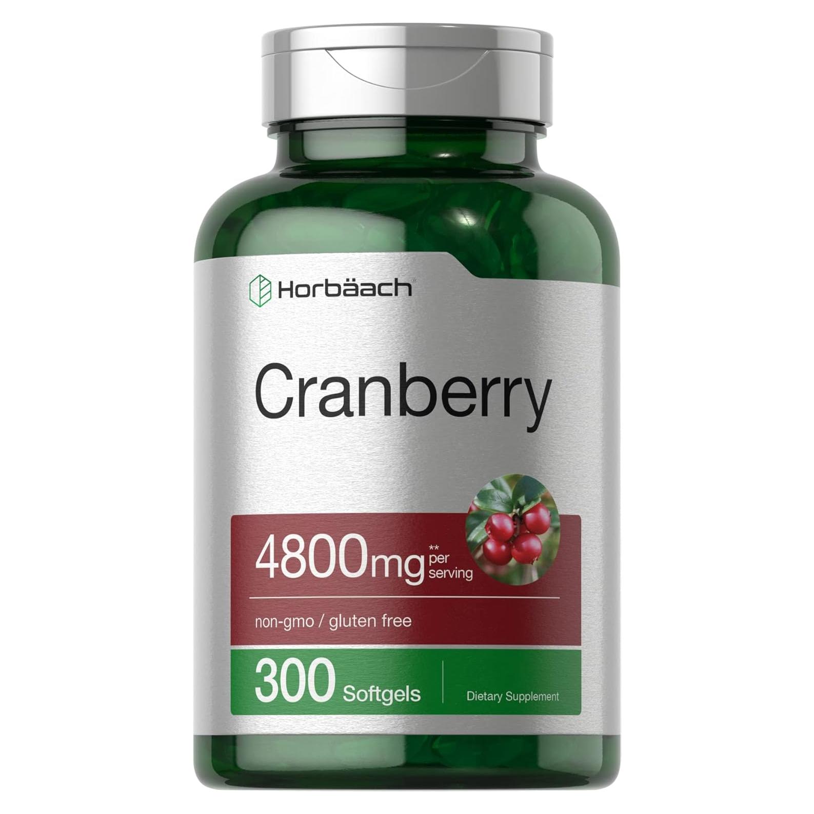 Píldoras de Arándano Horbäach 4800mg - 300 Gelatinas Blandas