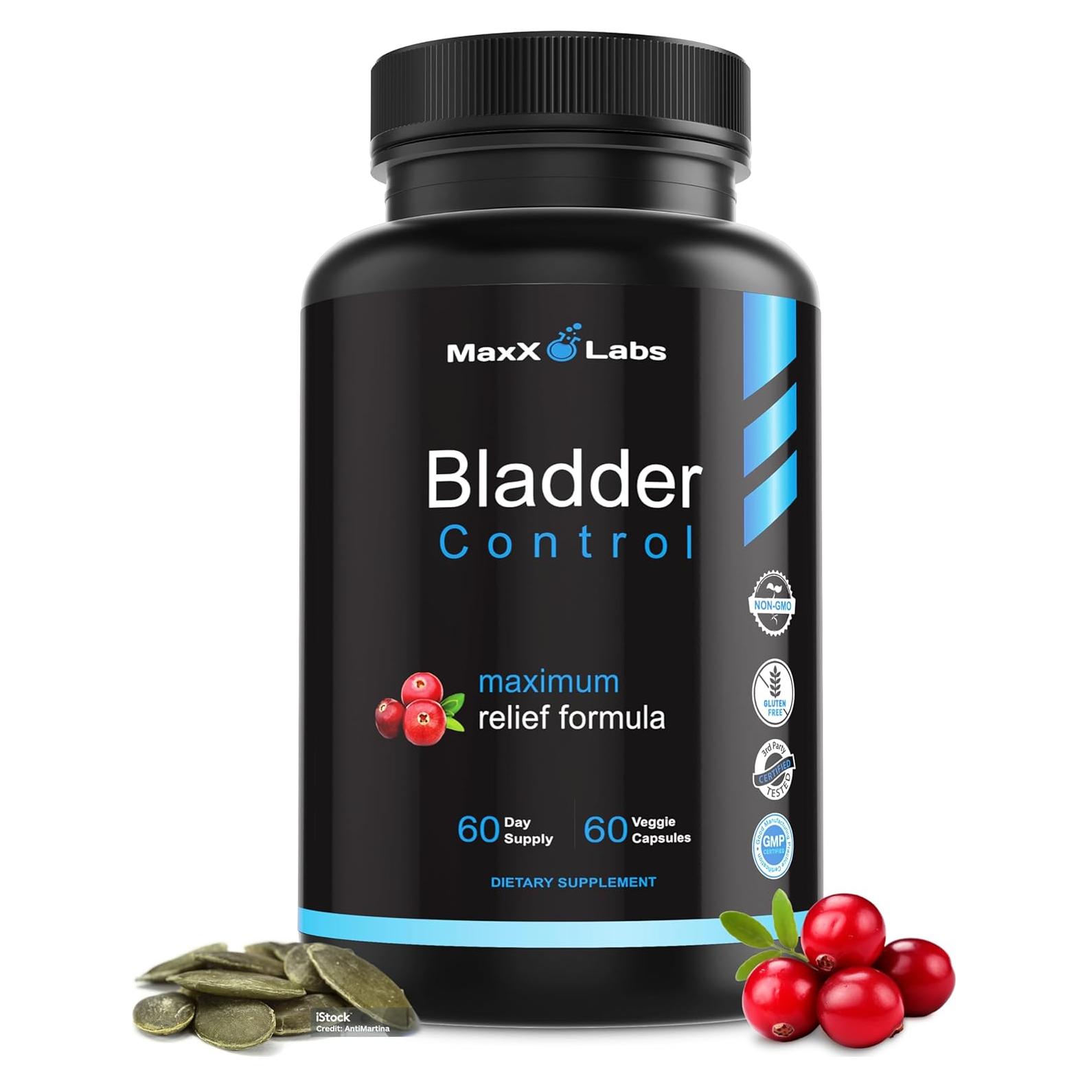 Suplemento Control de Vejiga MaxX Labs - 60 Cápsulas