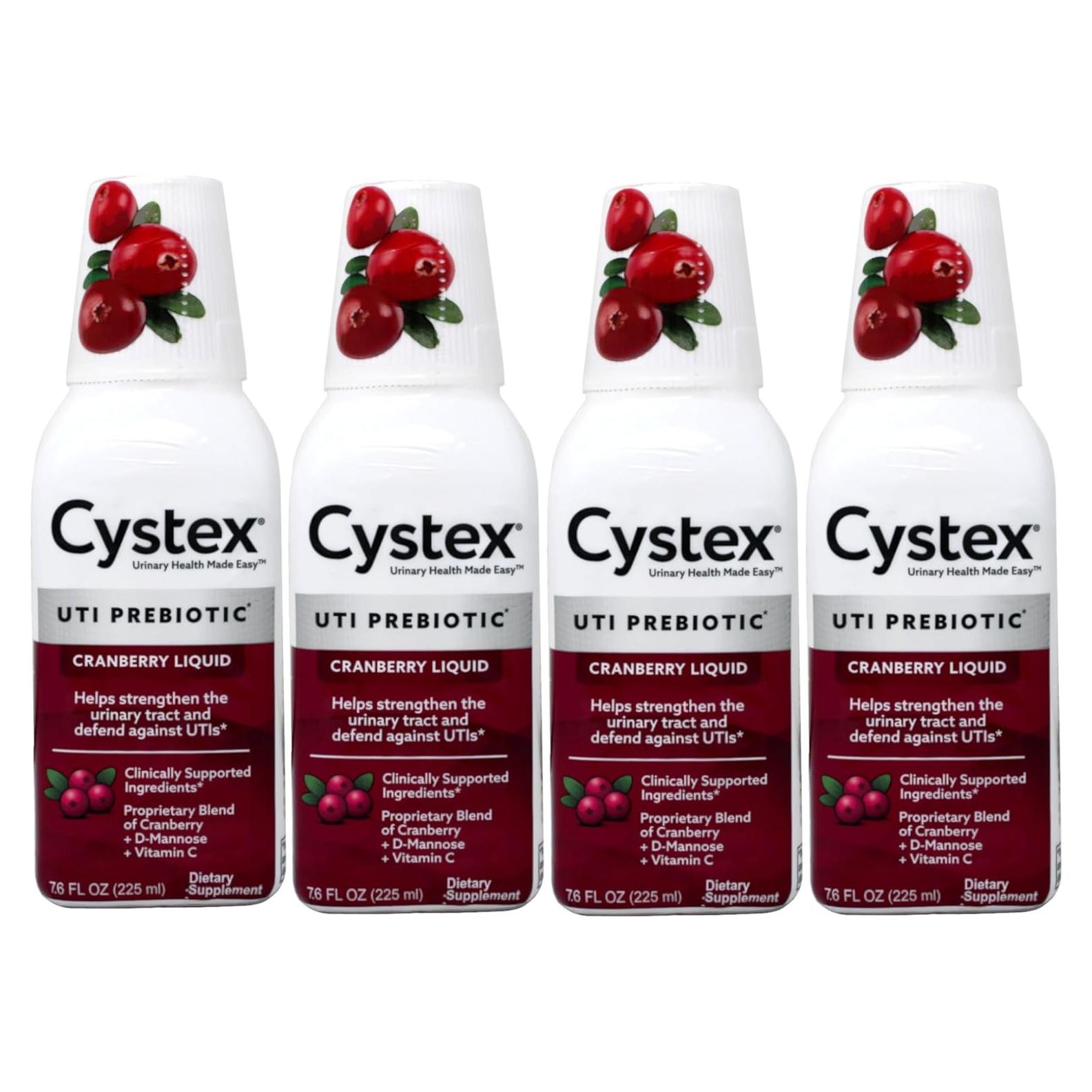 Complejo de Arándano Líquido Cystex 4 x 225 ml Salud Urinaria