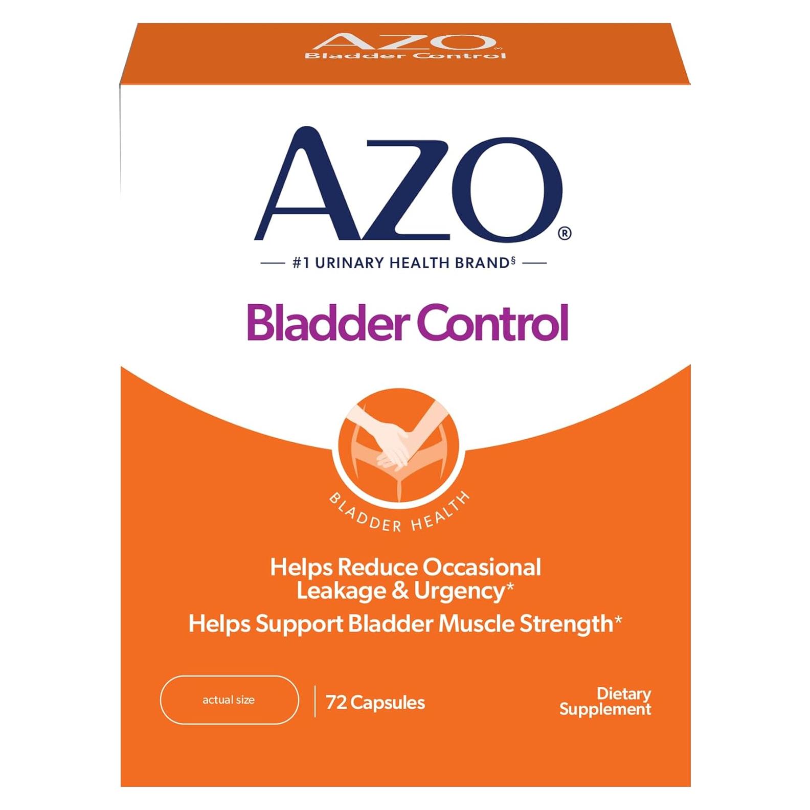 AZO Control de Vejiga Go-Less 72 Cápsulas - Suplemento Natural