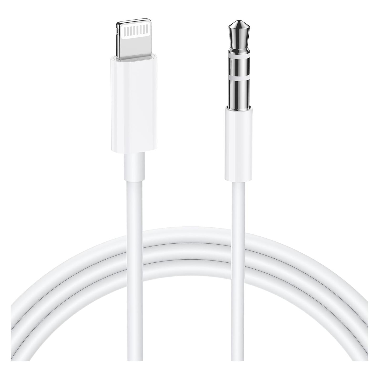 iSkey Cable Aux 3.5mm para iPhone MFi Compatible iOS