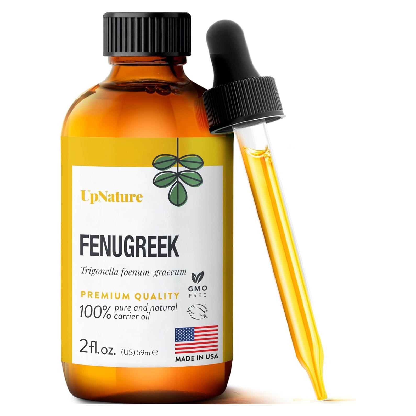 Aceite de Fenogreco UpNature 100% Puro 60ml - Natural y Sin OGM