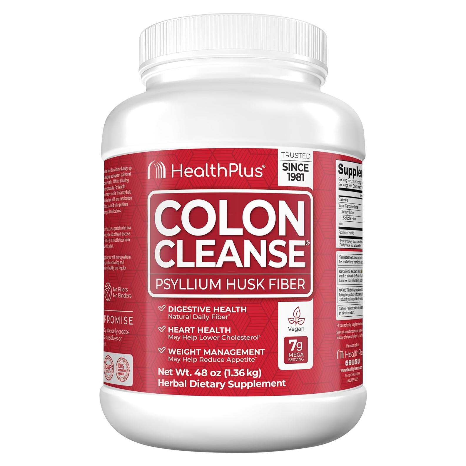 Health Plus Colon Cleanse 1360g | Fibra Natural para Digestión