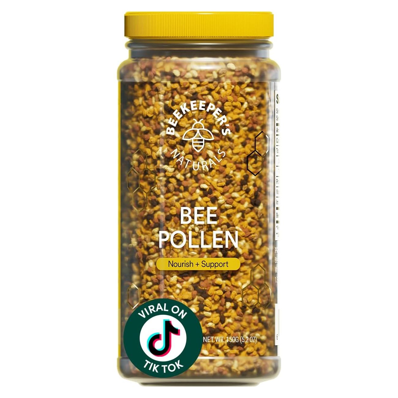 Polen de Abeja Crudo Beekeeper's Naturals 147 g - Fuente de Vitamina B