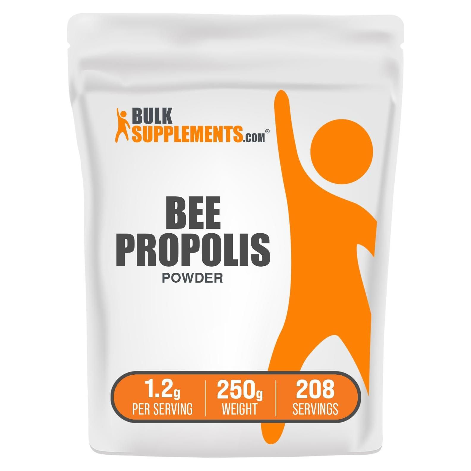 Polvo de Propóleos de Abeja BulkSupplements 250g - Suplemento Natural