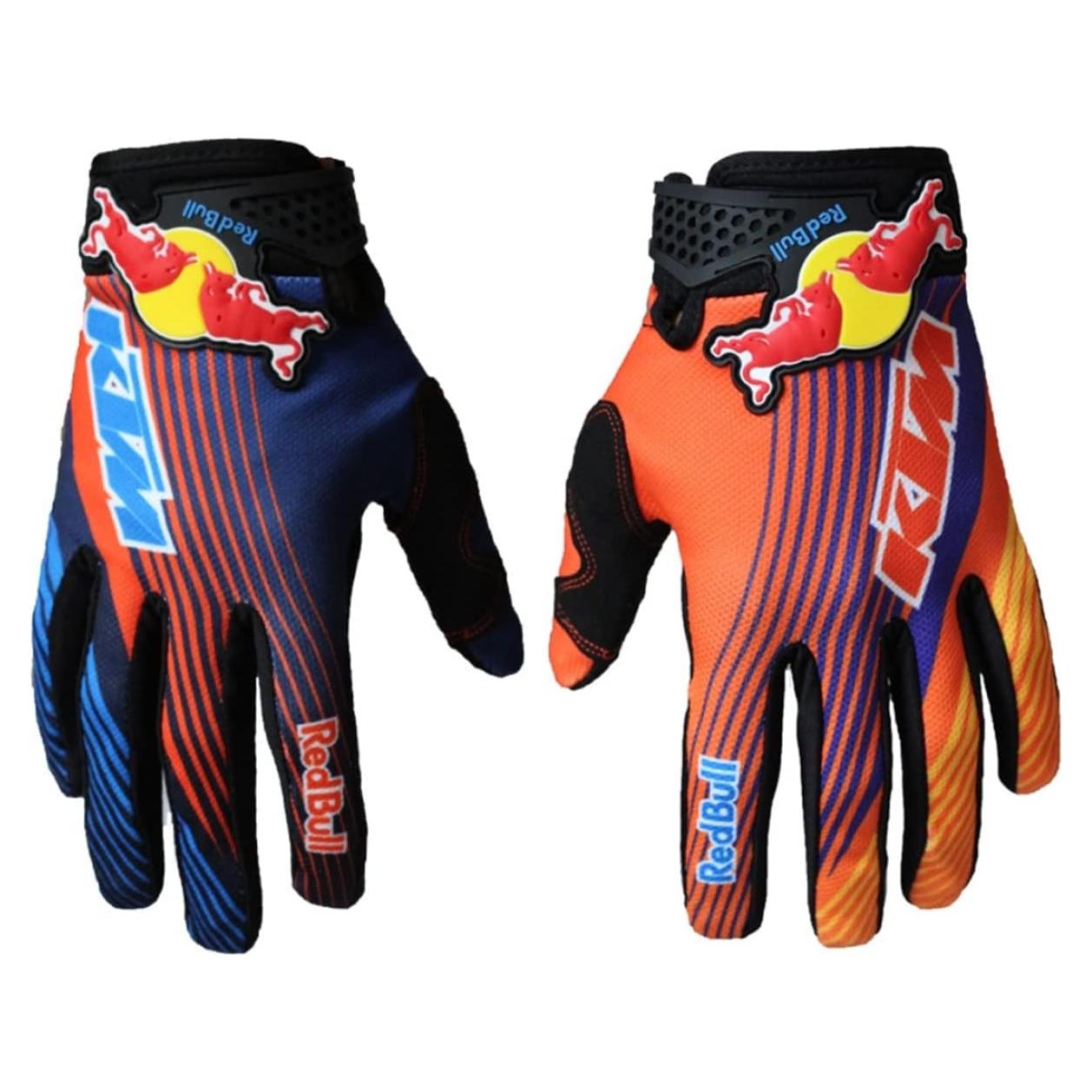 Guantes de Ciclismo EXCEREY Red Bull Antideslizantes Unisex