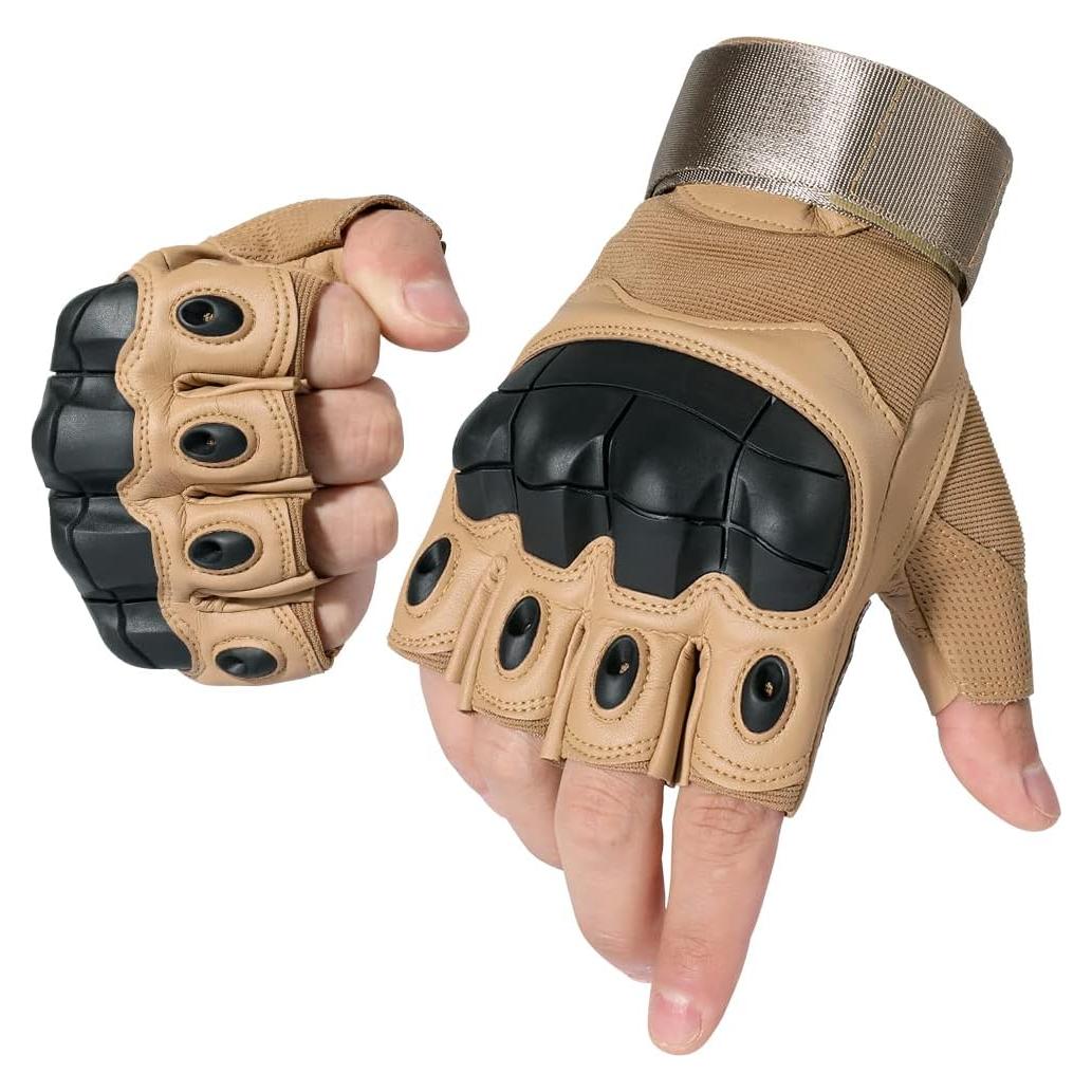 Guantes Tácticos WTACTFUL P10 Negros para Motocicleta y Ciclismo