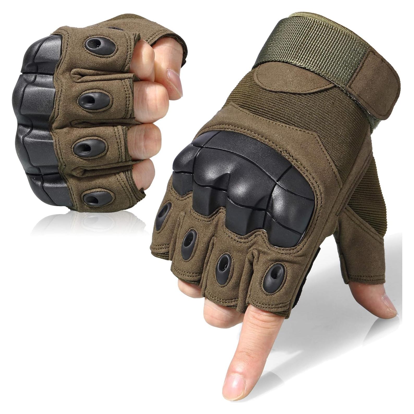 Guantes Tácticos WTACTFUL P10 Negros para Motocicleta y Ciclismo