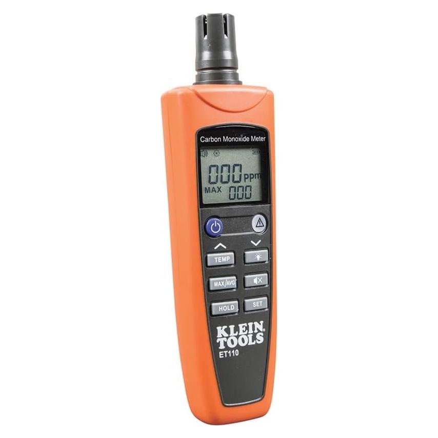 Medidor de CO Klein Tools ET110 con Alarma y Funda