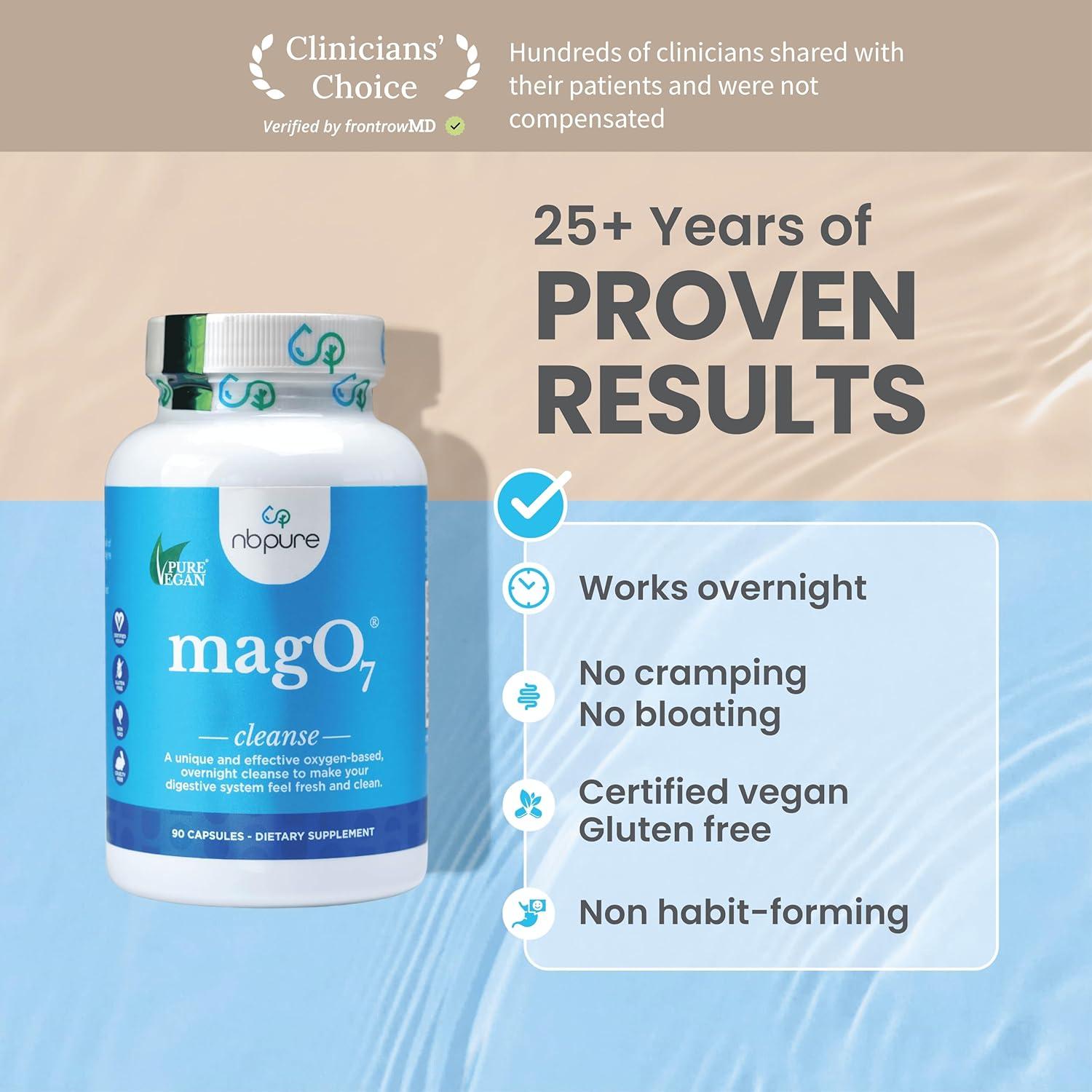 Limpieza Natural del Colon nbpure MagO7 - 90 Cápsulas Detox