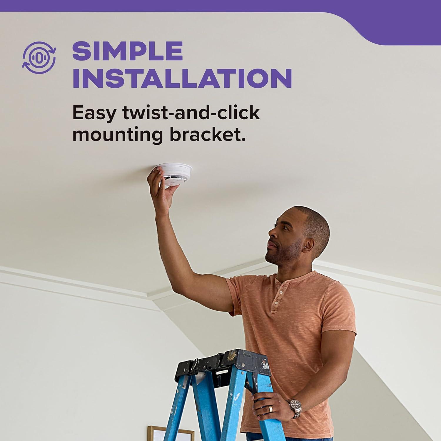 Detector de Humo y Monóxido Kidde 30CUAR, 2 en 1, Blanco