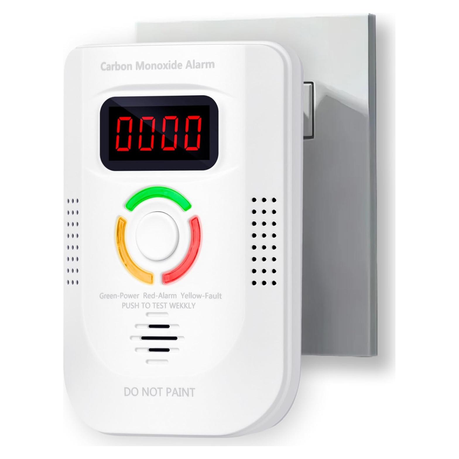 Detector de Monóxido de Carbono Enchufable Pumwry WJ-CO960 con Pantalla Digital