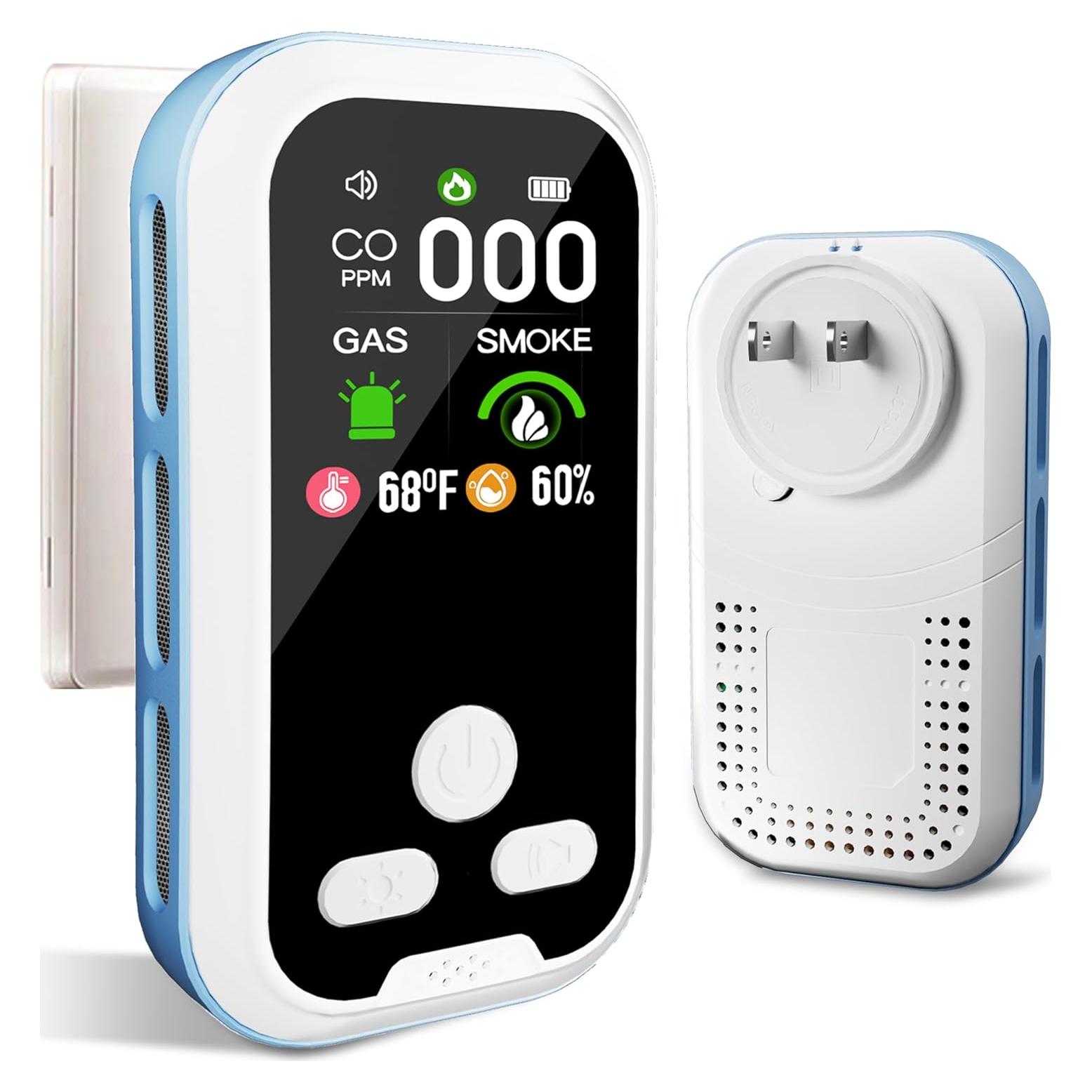 Detector de Monóxido de Carbono 5-en-1 HD11 con Pantalla LCD