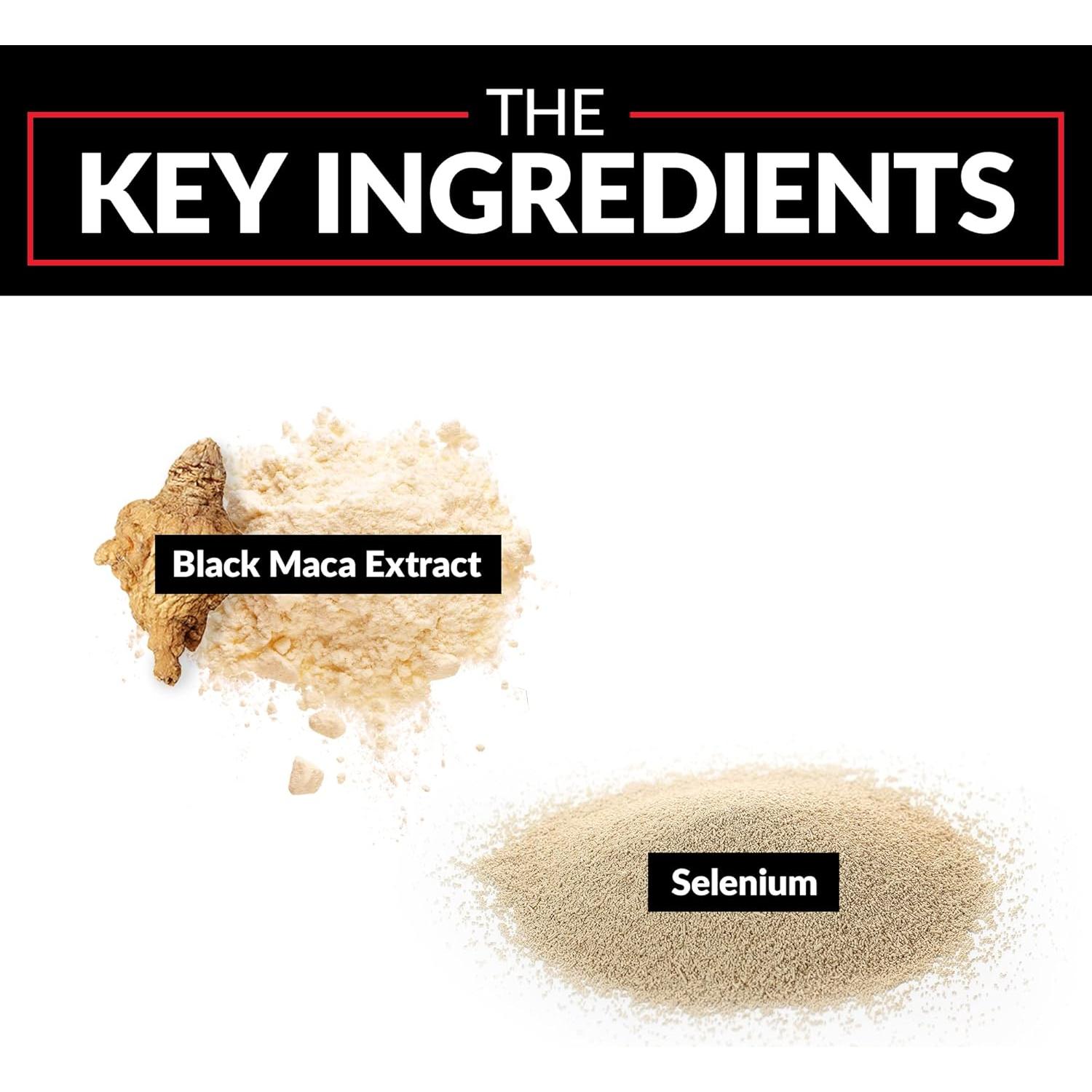 Gomitas de Maca Negra Force Factor 120 unidades - Vitalidad Masculina