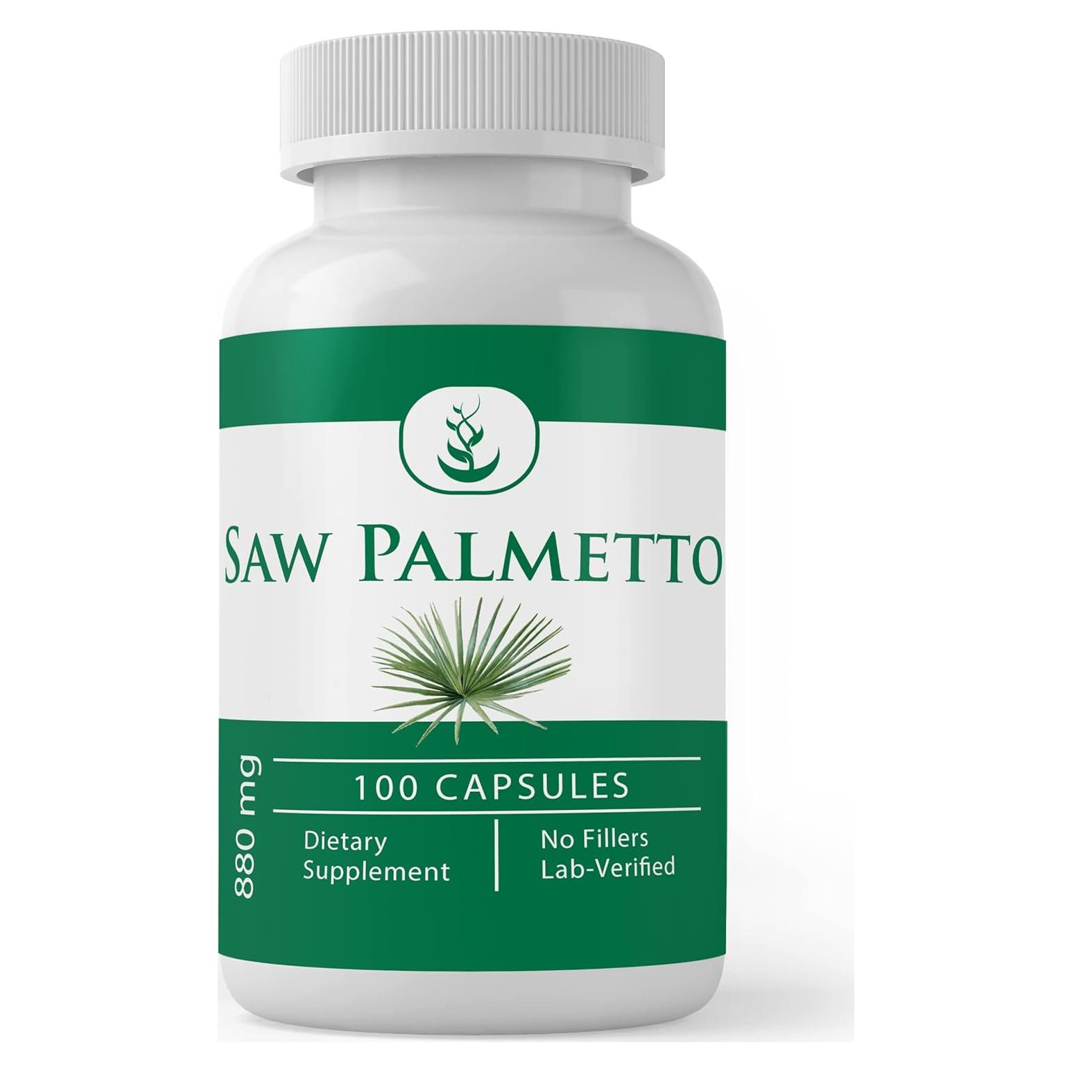Cápsulas de Saw Palmetto Siempre Puro 100 Unidades Sin Aditivos