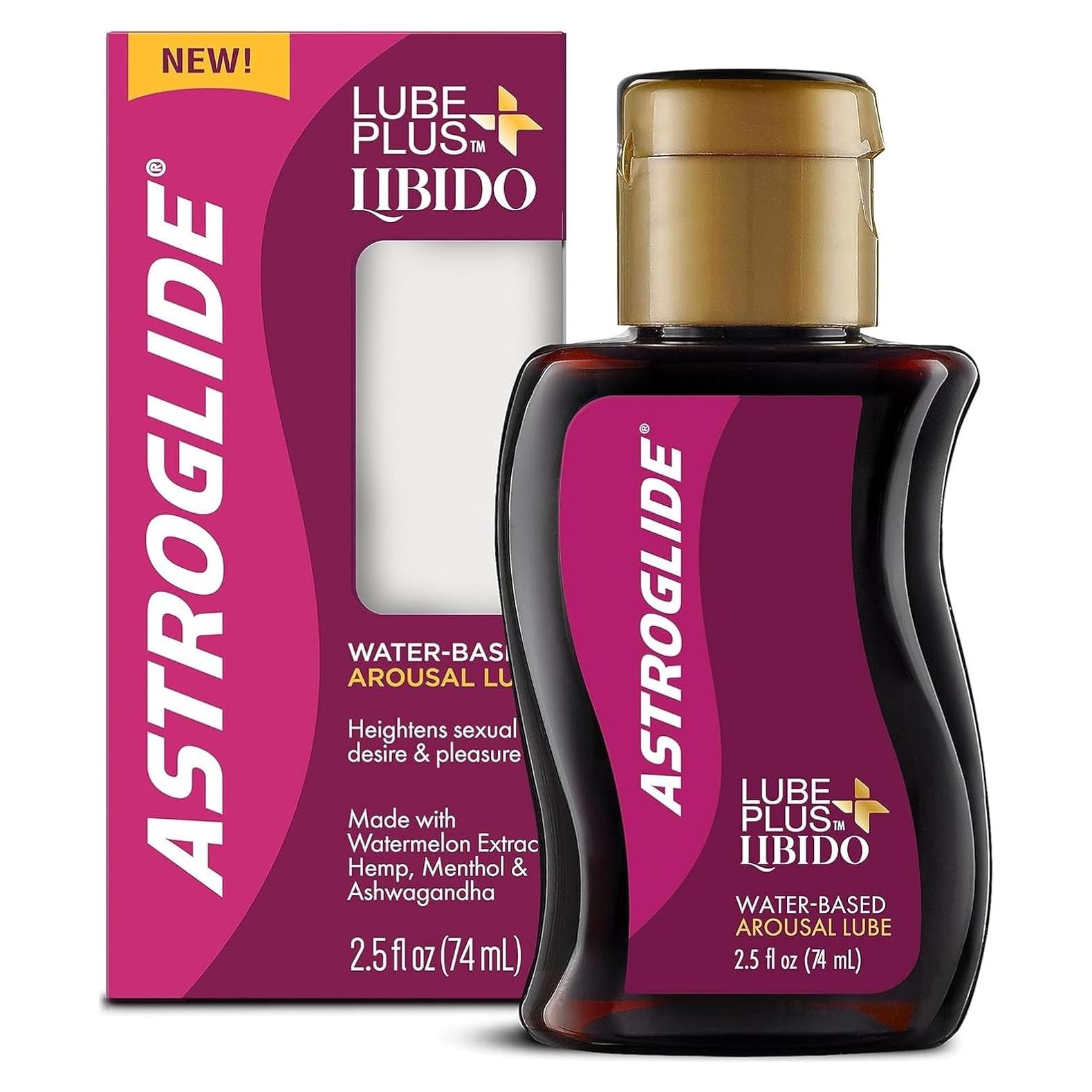 Lubricante Íntimo Astroglide Lube Plus Libido 74.9ml