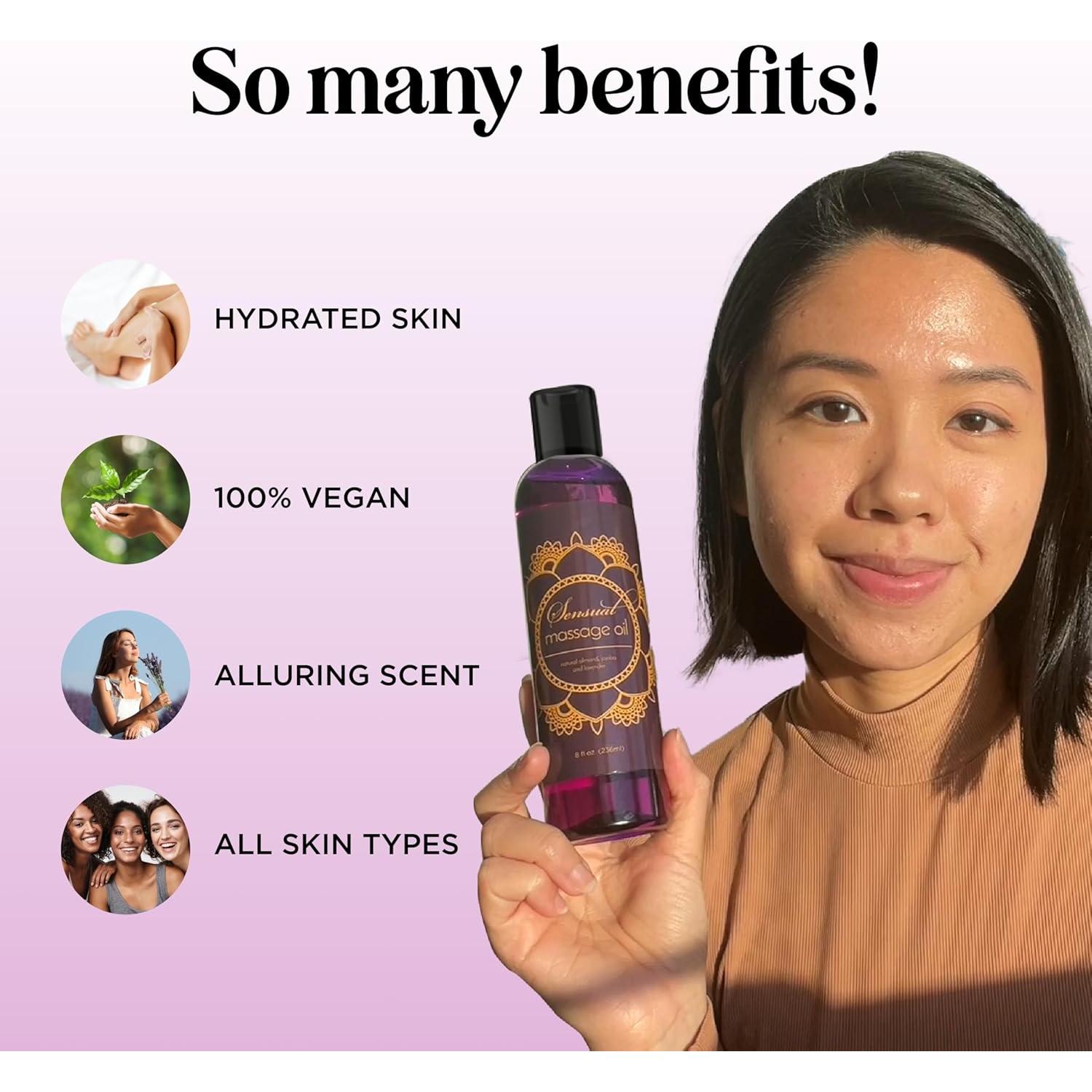 Aceite de Masaje Aromaterapia Lavanda 236.6 ml - Honeydew