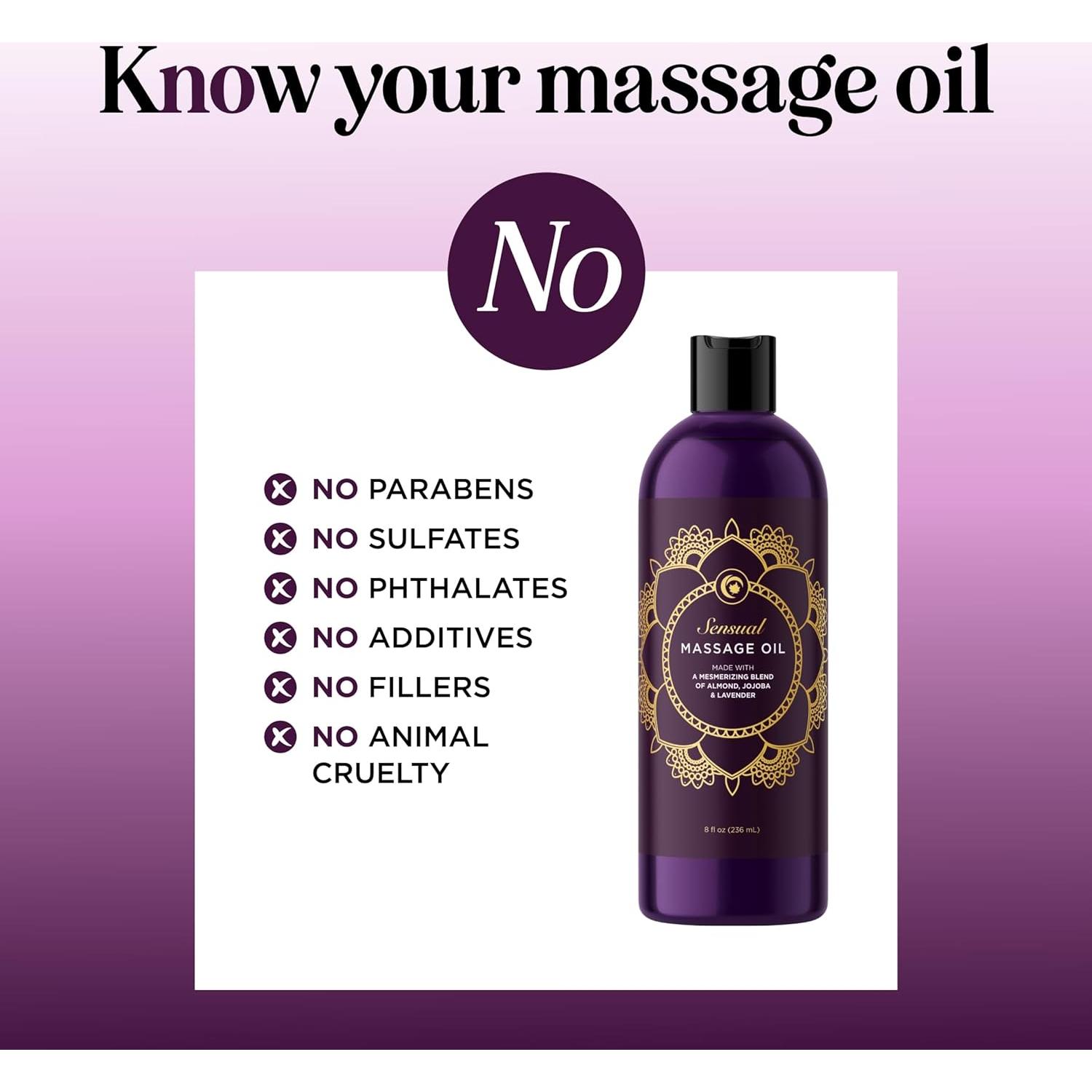 Aceite de Masaje Aromaterapia Lavanda 236.6 ml - Honeydew