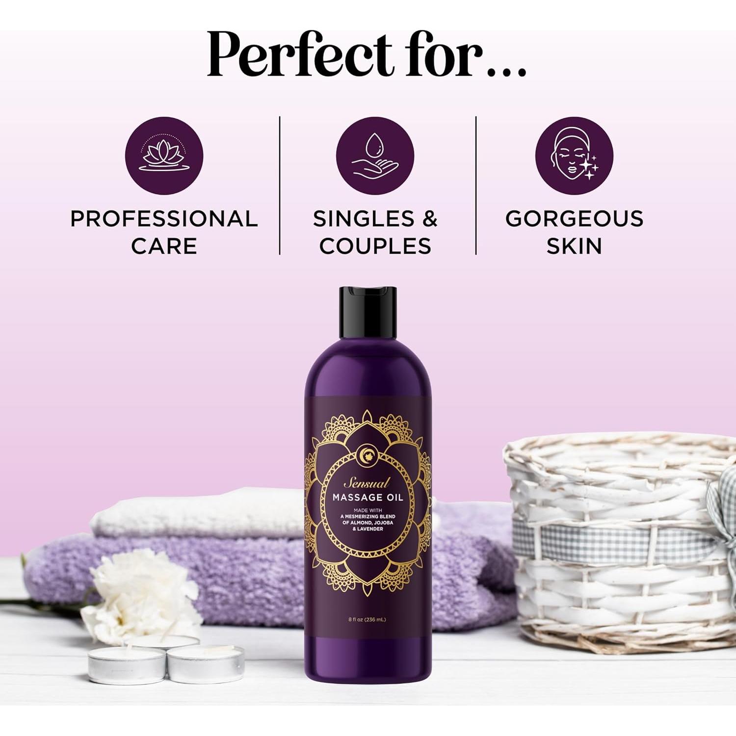 Aceite de Masaje Aromaterapia Lavanda 236.6 ml - Honeydew