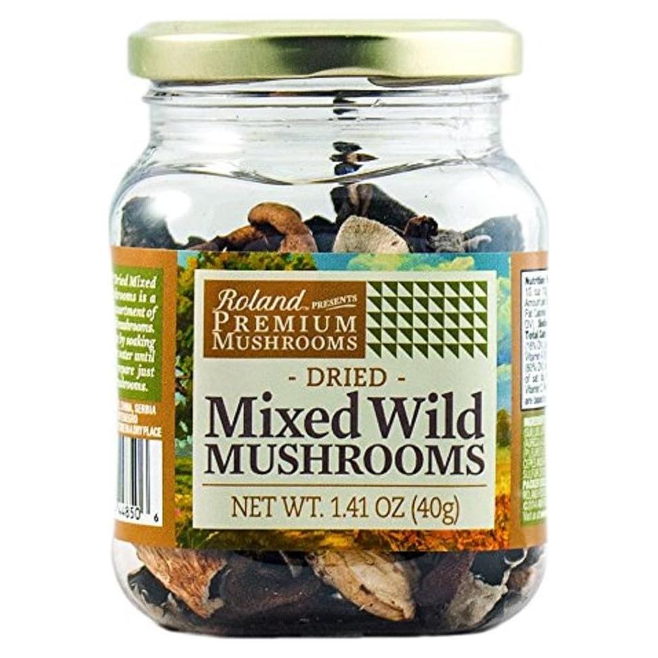 Champiñones Porcini Secos Premium Roland 40g - Sabor Intenso