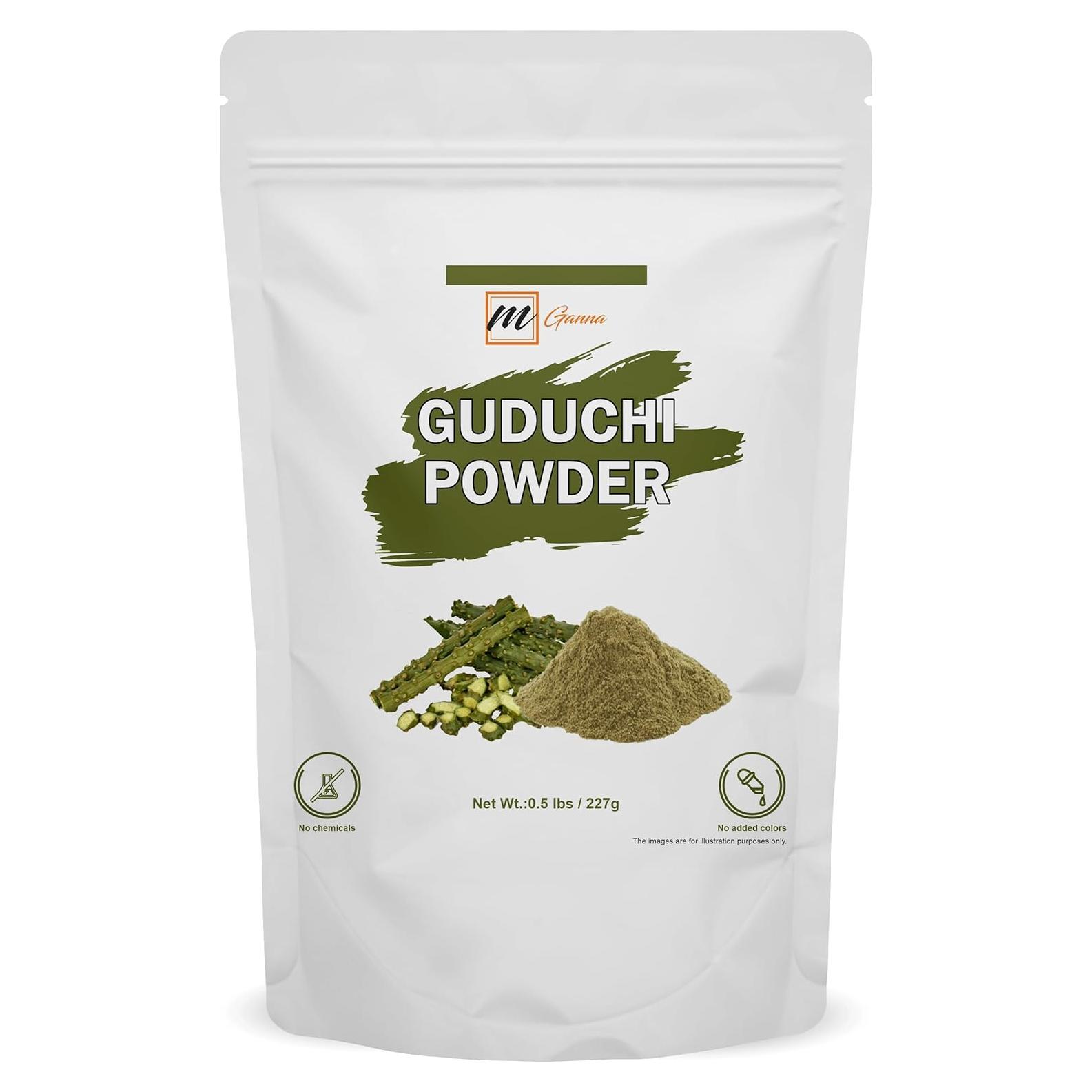 Polvo de Guduchi 227g - mGanna - Cuidado de la Piel Natural