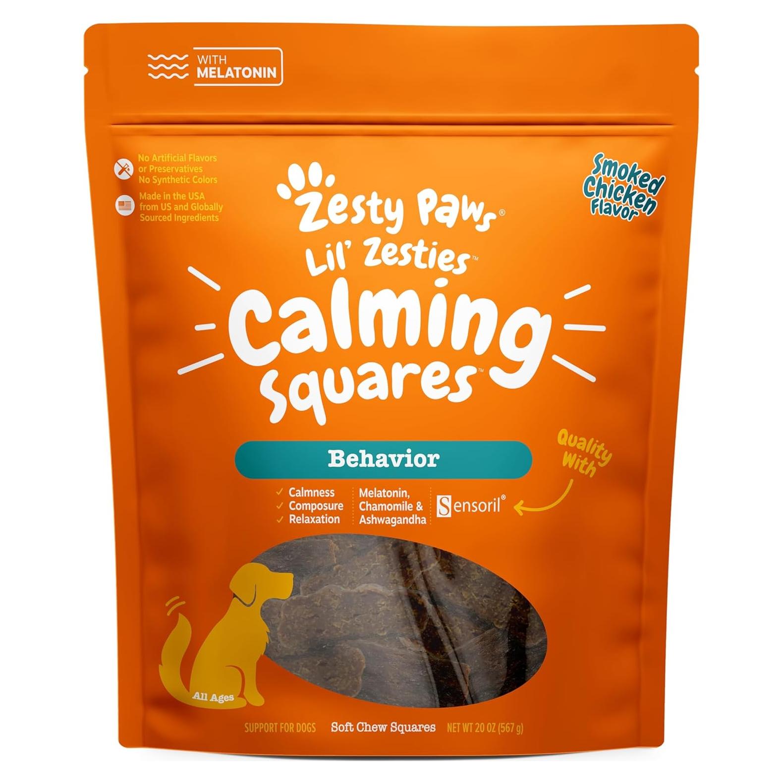 Golosinas Calmantes para Perros Zesty Paws 20 oz - Alivio Estrés