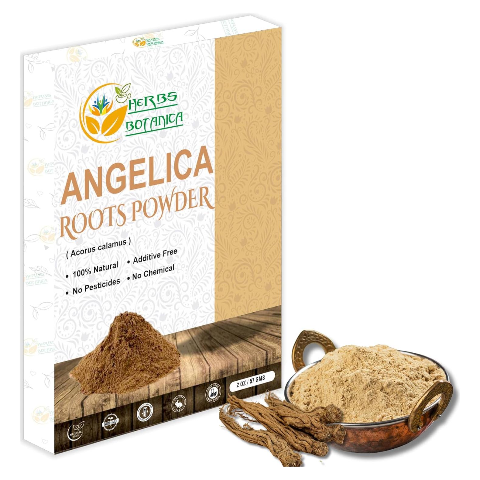 Polvo de Raíz de Angélica 100% Puro Herbs Botanica 56g