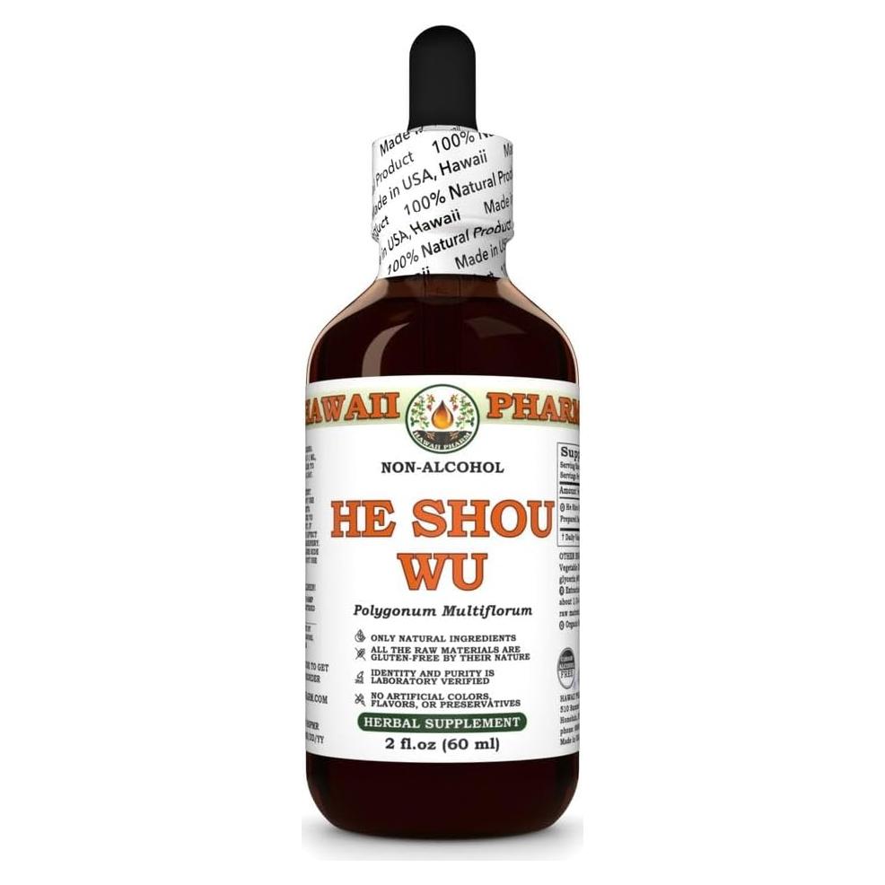 Extracto Líquido He Shou Wu Hawaii Pharm 59 ml Natural