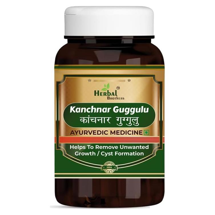 Tabletas Ayurvédicas Kanchnar Guggulu 450 mg 120 Unidades