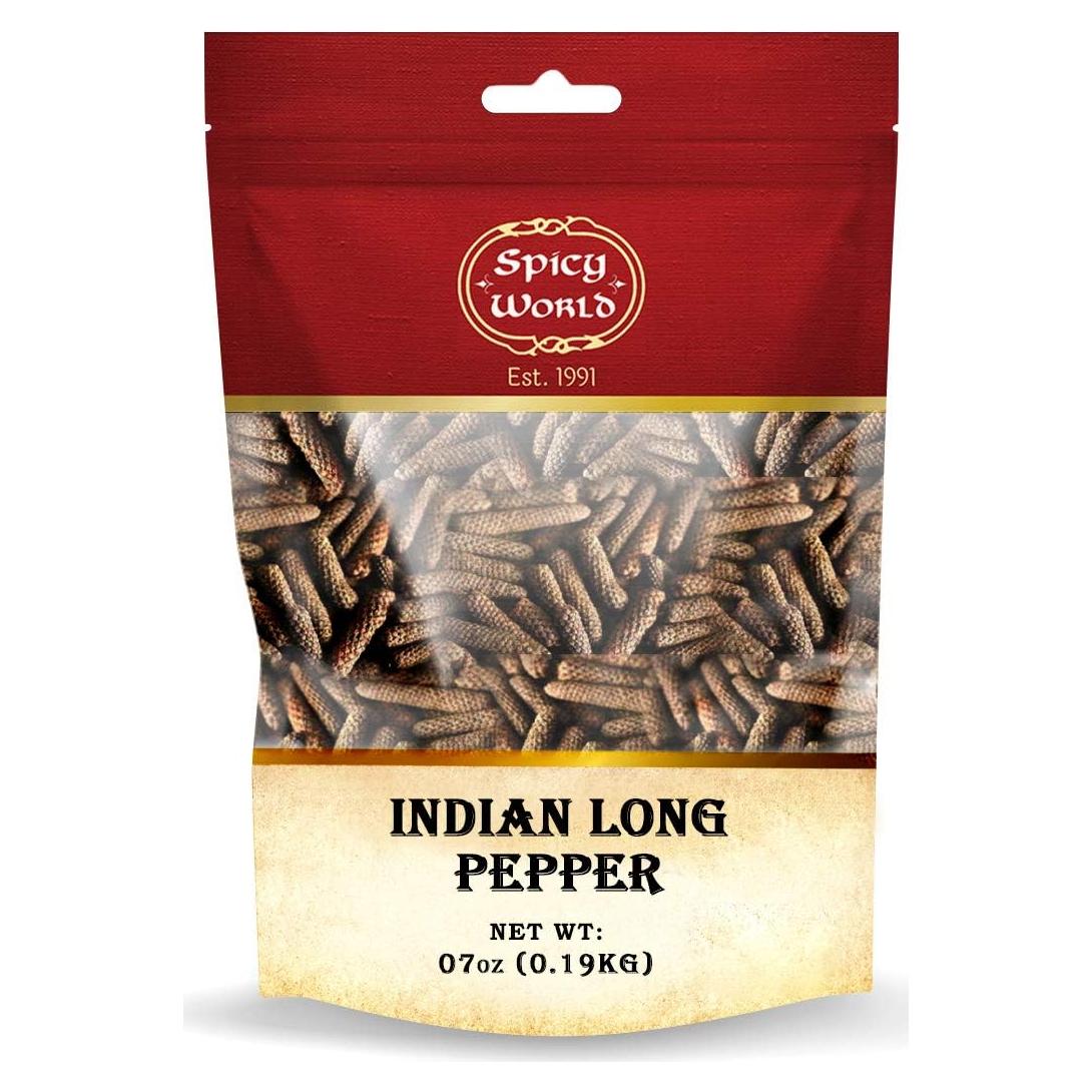 Pimienta Larga India Spicy World 198g - Sazonador para Currys