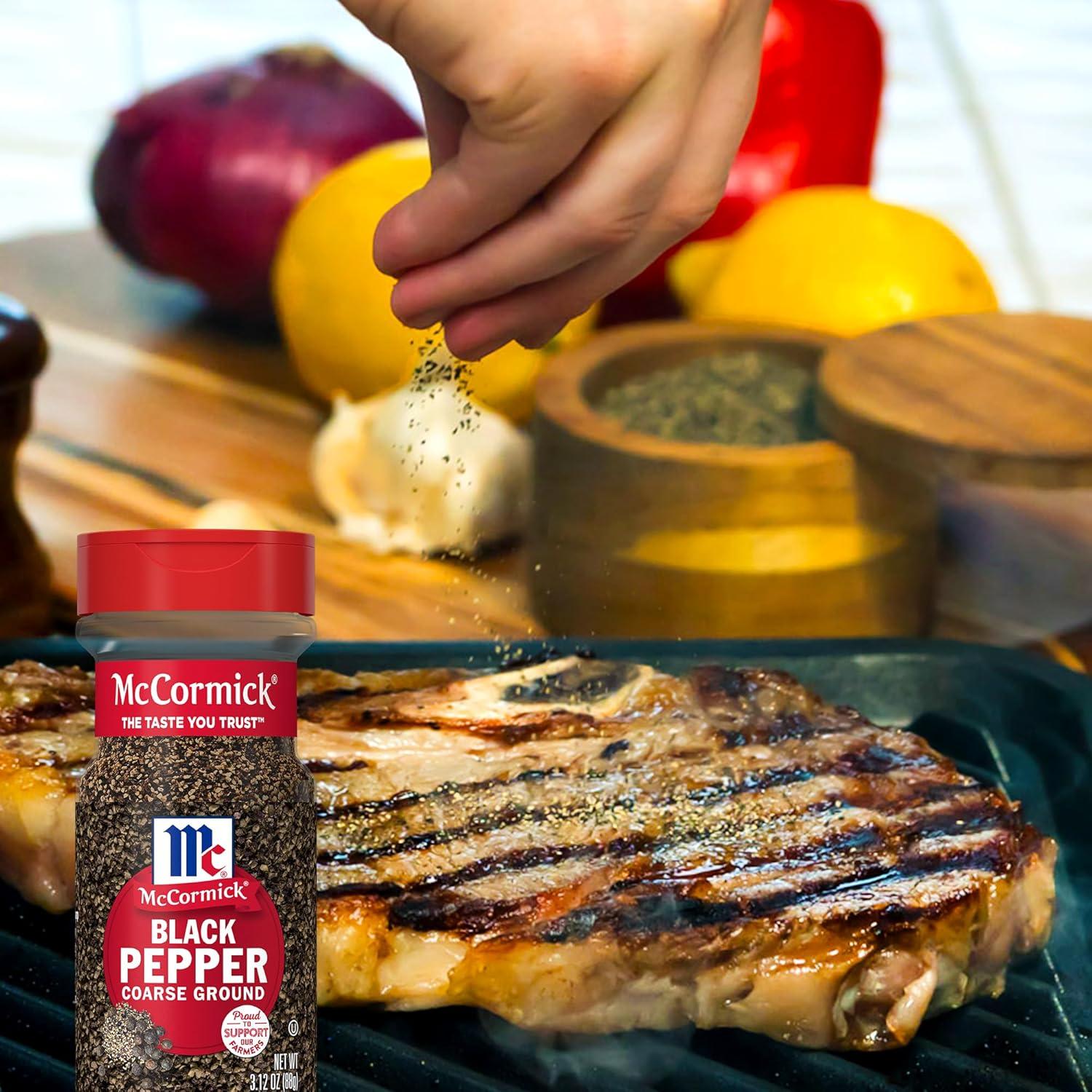 Pimienta Negra Molida Gruesa McCormick 88.4 g - Sabor Intenso