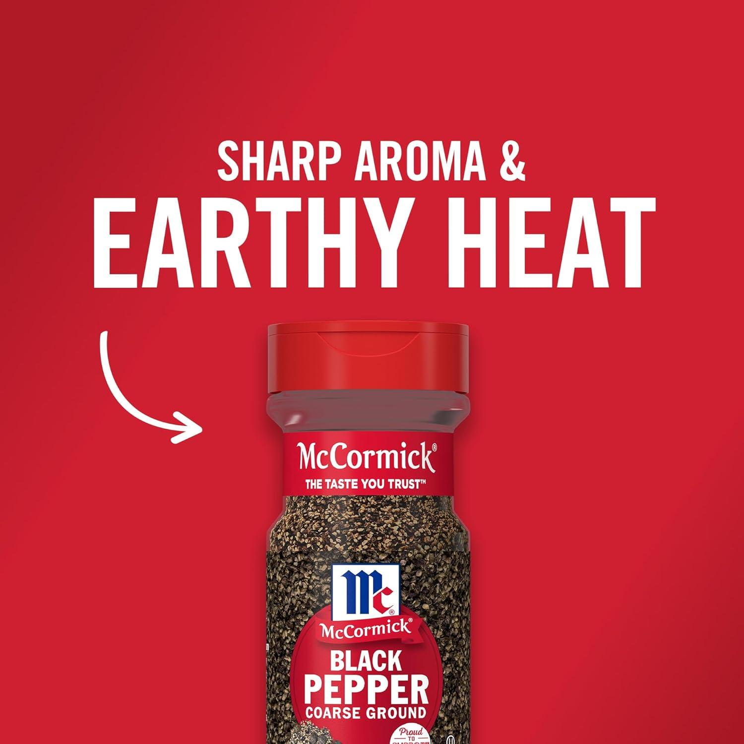 Pimienta Negra Molida Gruesa McCormick 88.4 g - Sabor Intenso