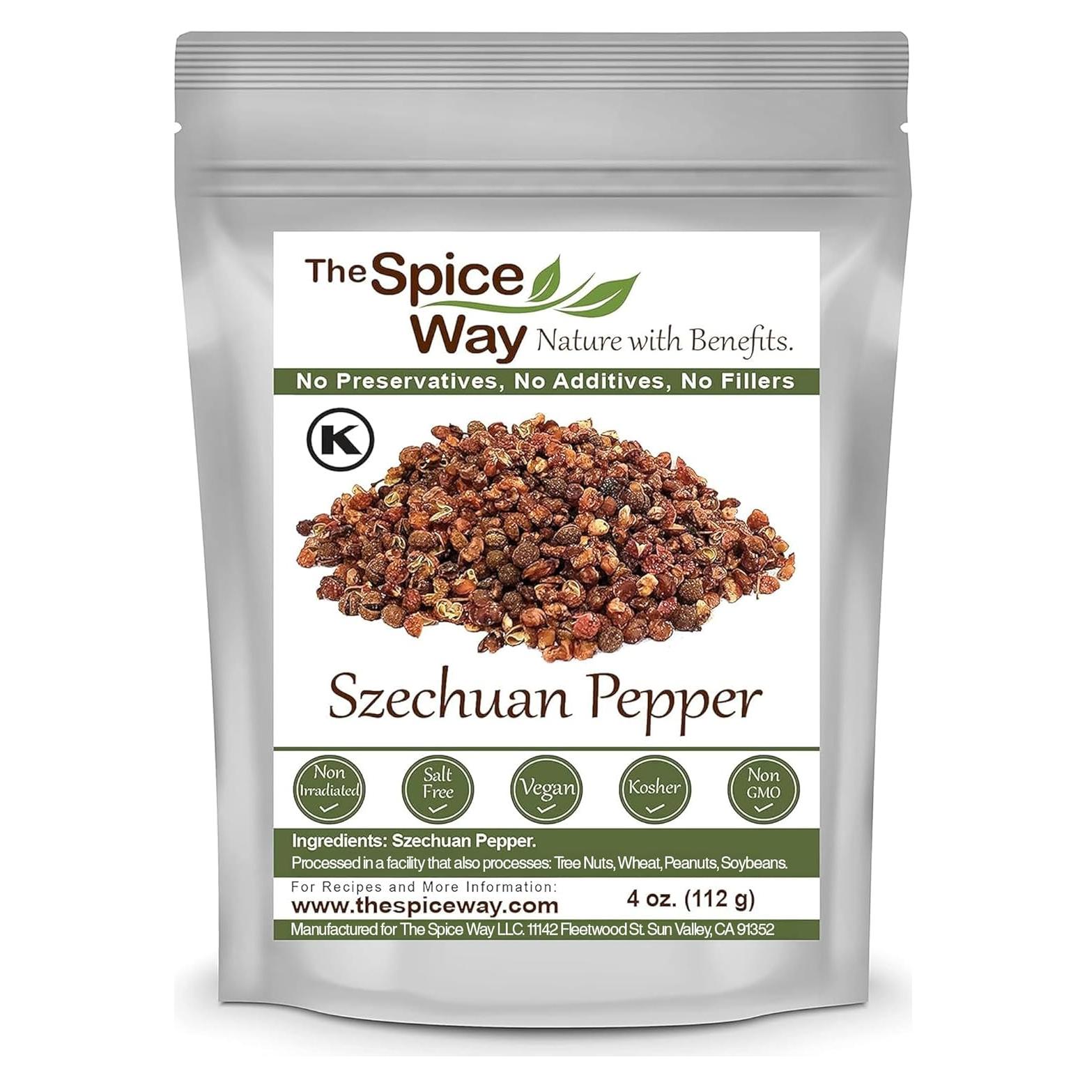 Granos de Pimienta de Szechuan The Spice Way 113 g - Sabor Picante