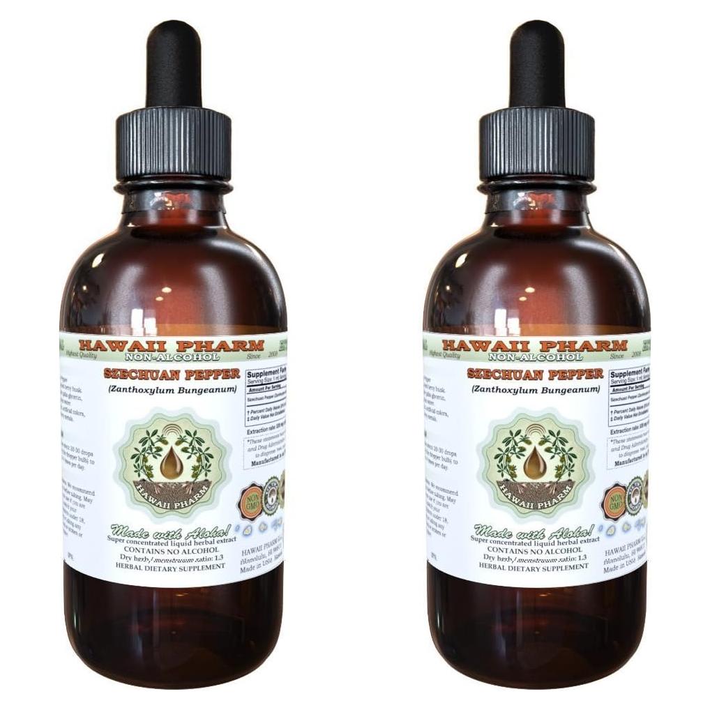 Extracto Líquido de Pimienta de Szechuan Hawaii Pharm 2x60 ml