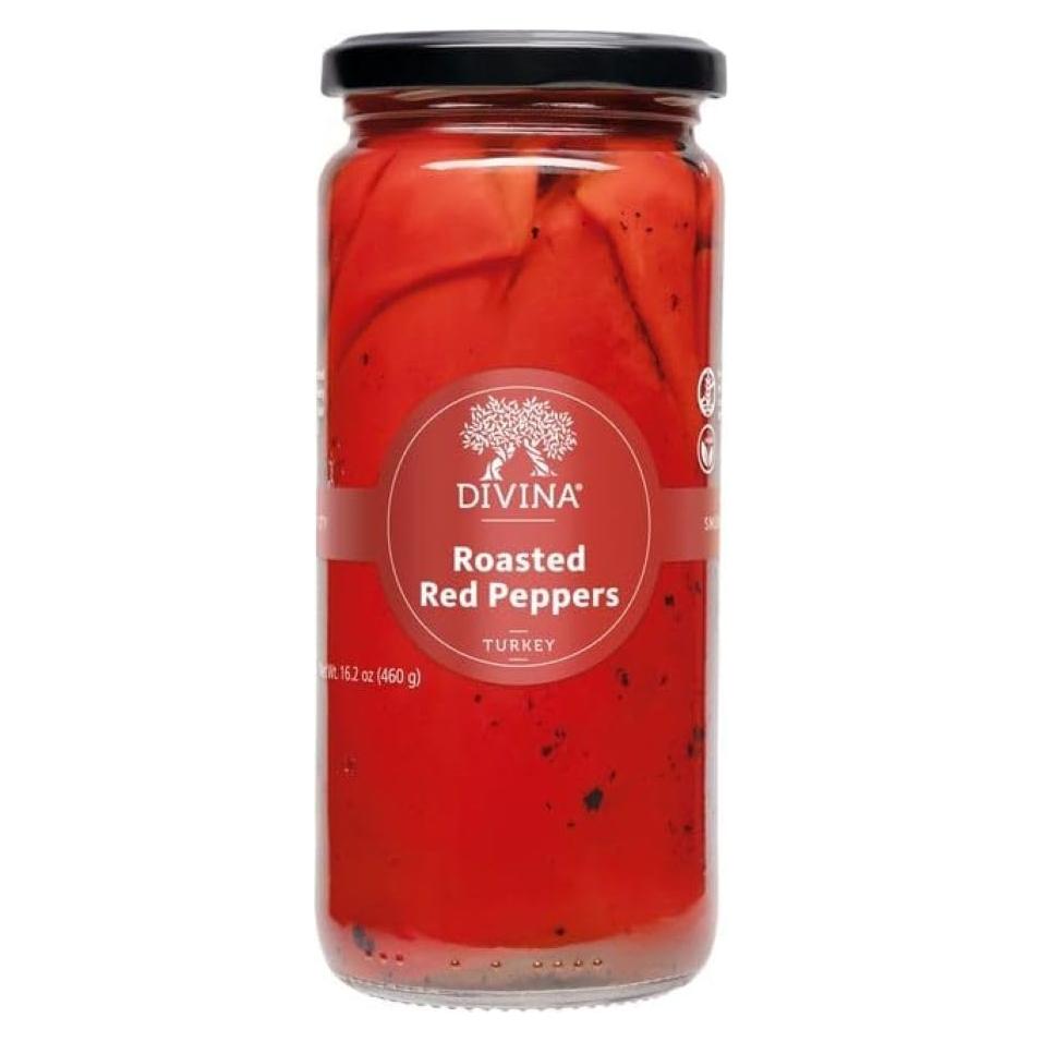 Pimientos Rojos Asados Orgánicos Divina 460g - Sabor Mediterráneo