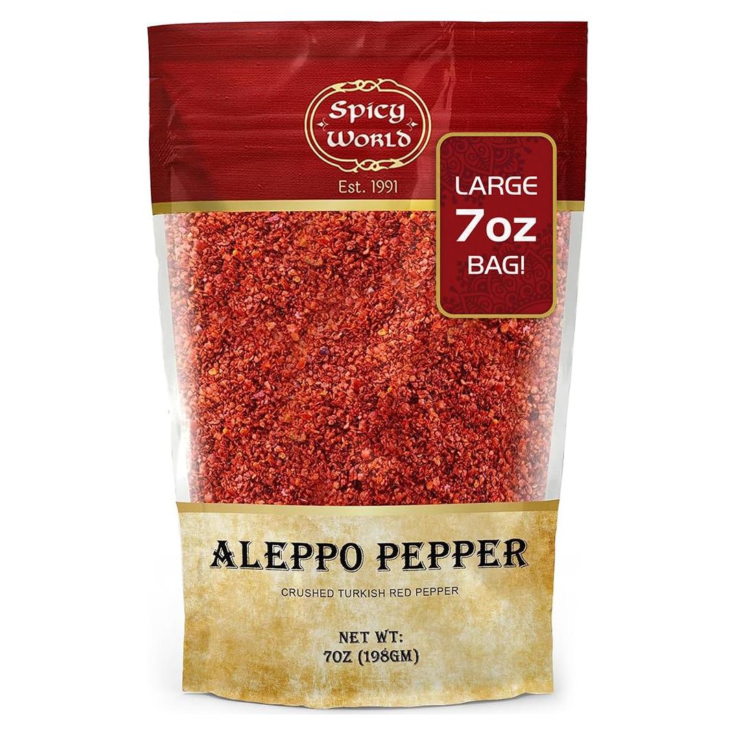 Escamas de Pimiento Aleppo Spicy World 198 g - Especia Turca