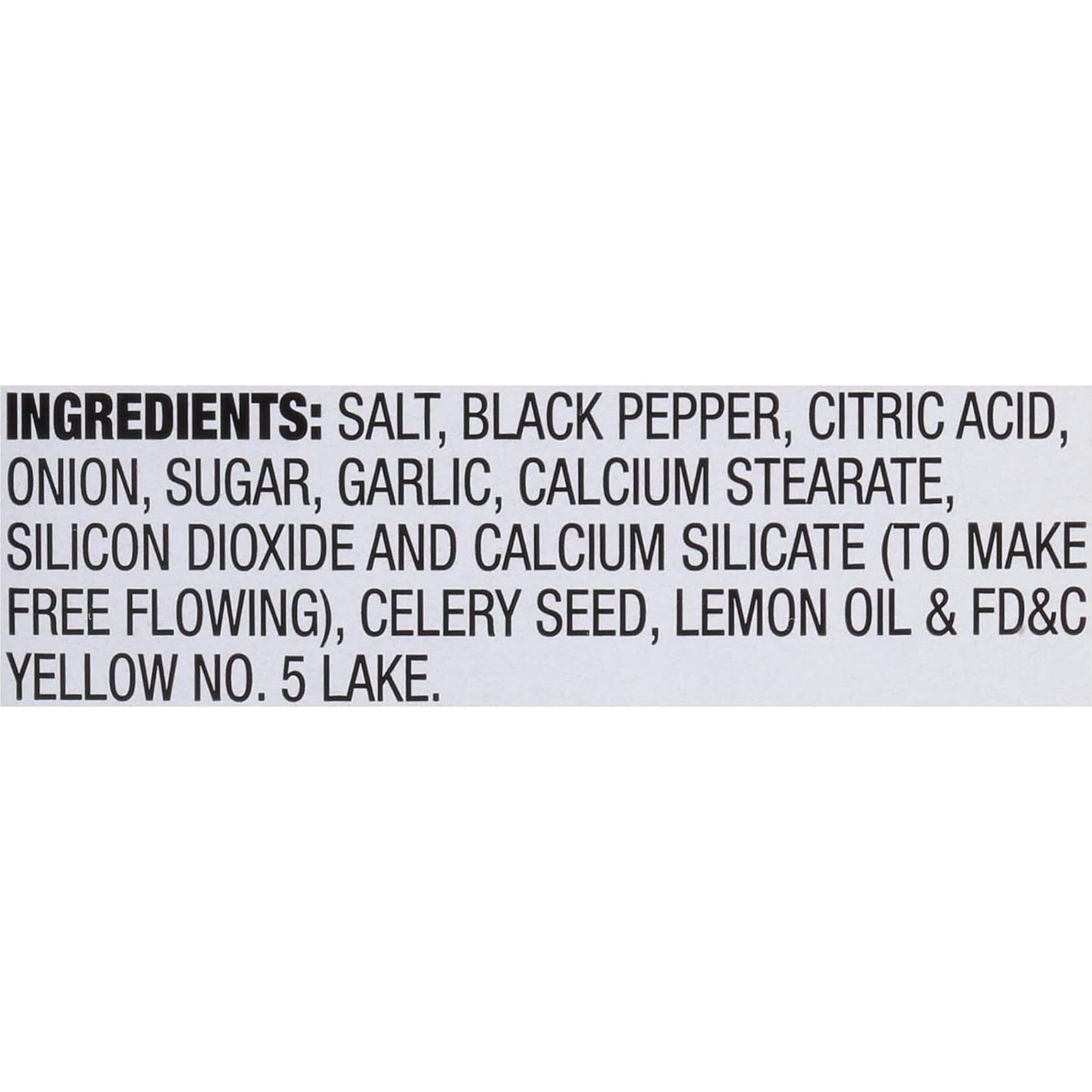 Condimento de Limón y Pimienta McCormick 322 g - Sabor Picante