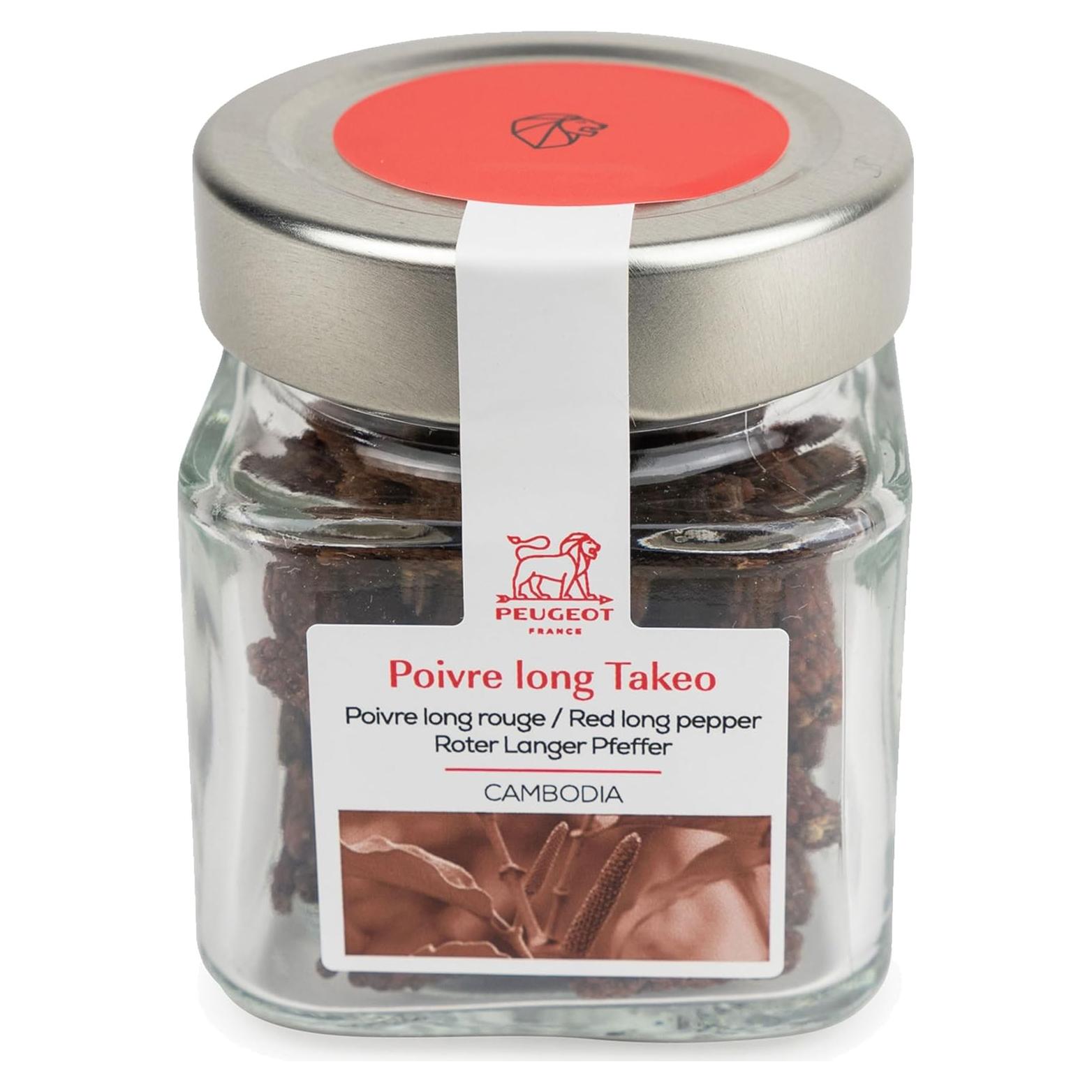 Pimienta Roja Larga Peugeot Takeo Camboya 40g Gourmet
