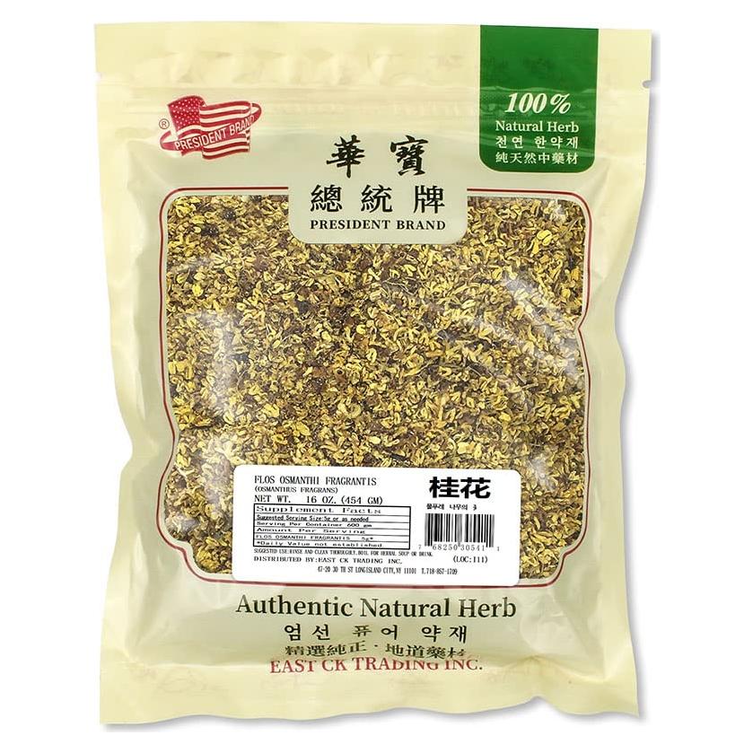 Flor de Osmanthus Seco 454g Marca President 100% Natural