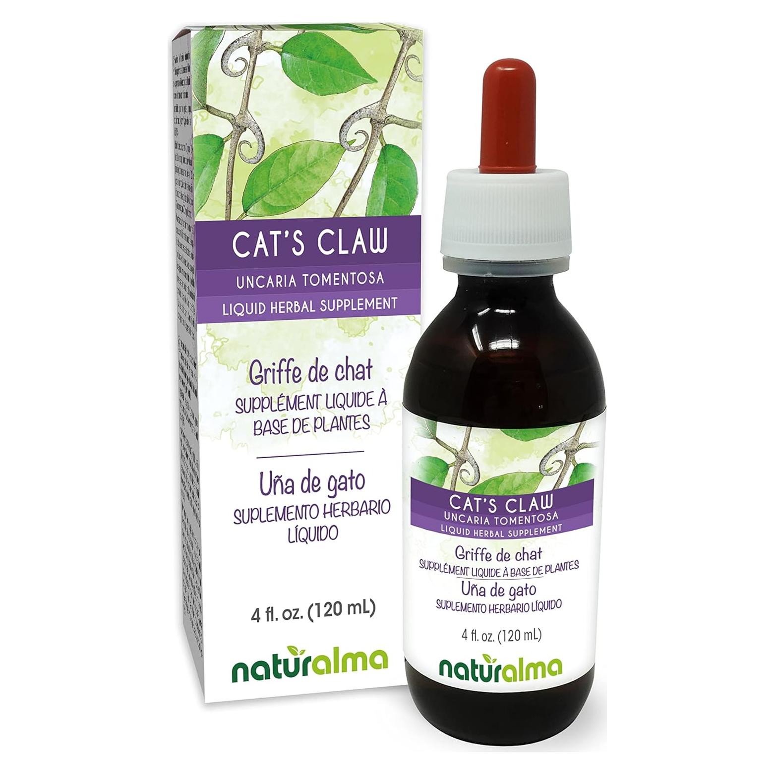 Extracto líquido de uña de gato Naturalma 118 ml - Vegano