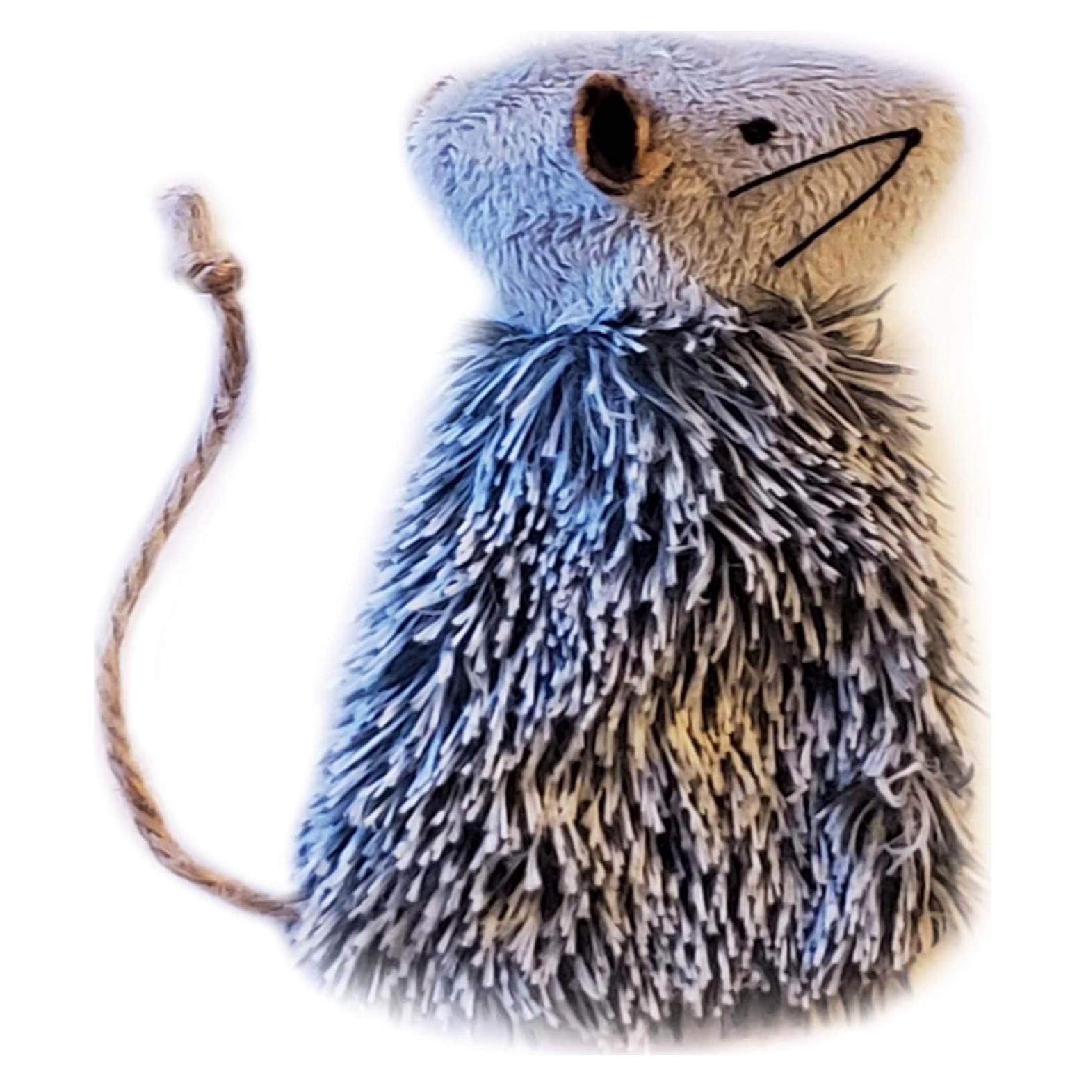 Juguete Rellenable para Gatos Space Kitty Express - Ratón Gris