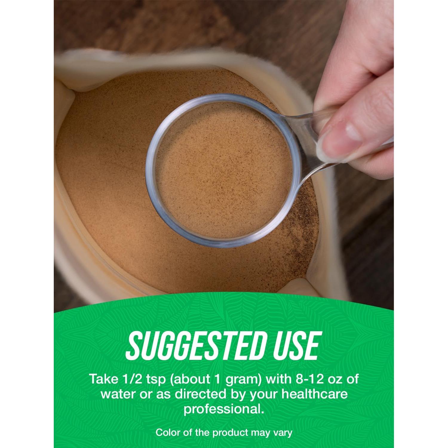 Polvo de Extracto de Garra del Diablo BulkSupplements 250g Vegano