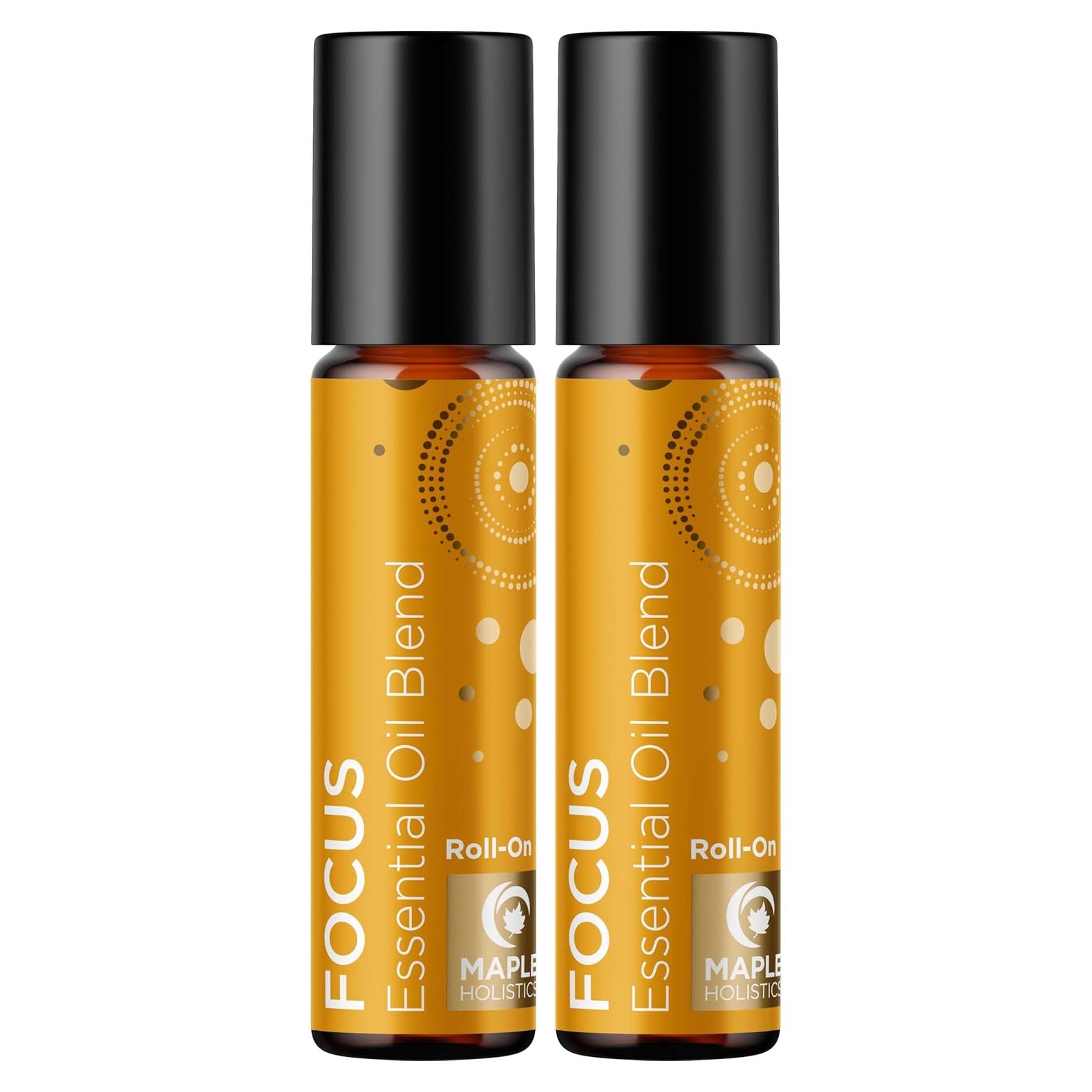 Roll On de Aceite Esencial Focus Maple Holistics - 9.86 ml x2