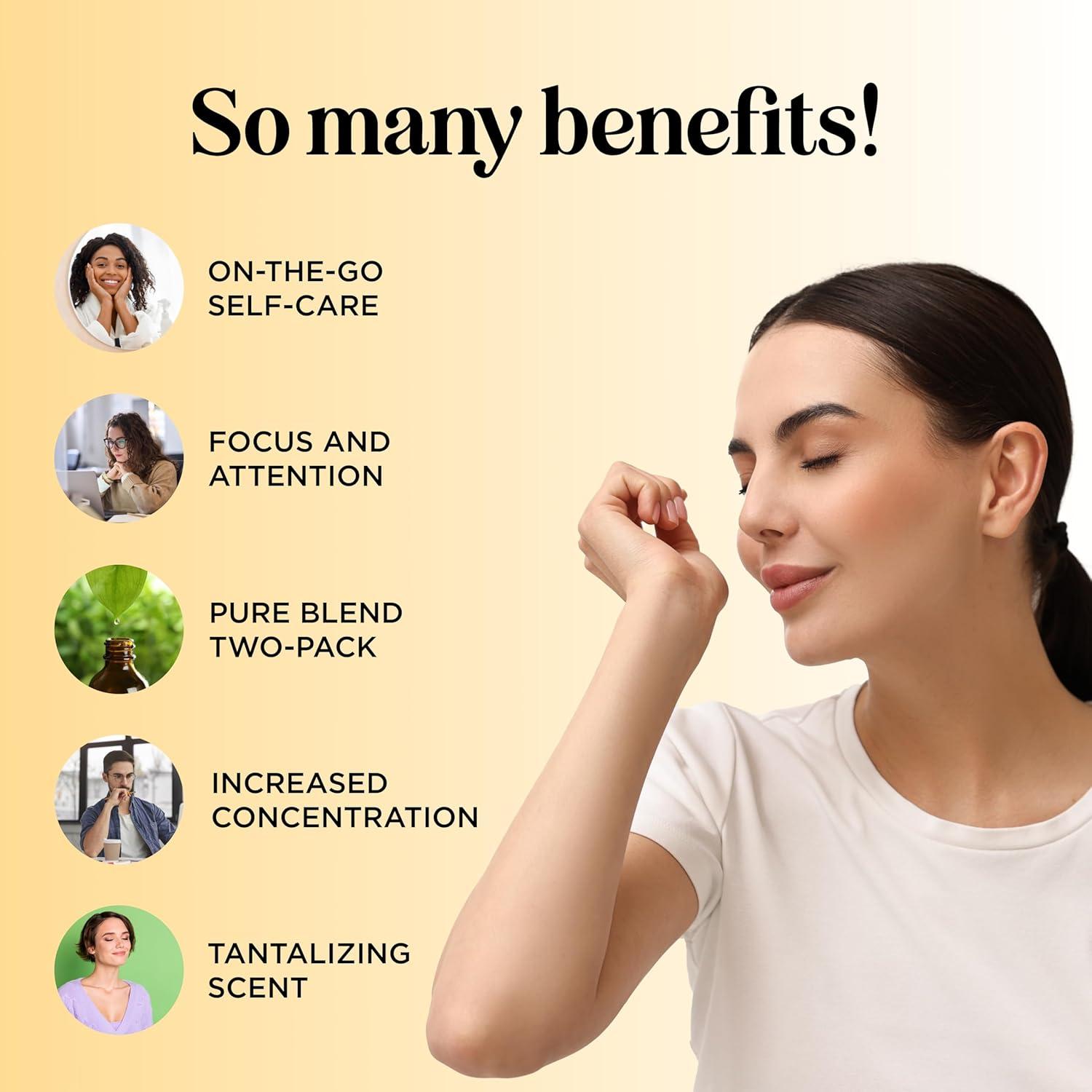 Roll On de Aceite Esencial Focus Maple Holistics - 9.86 ml x2