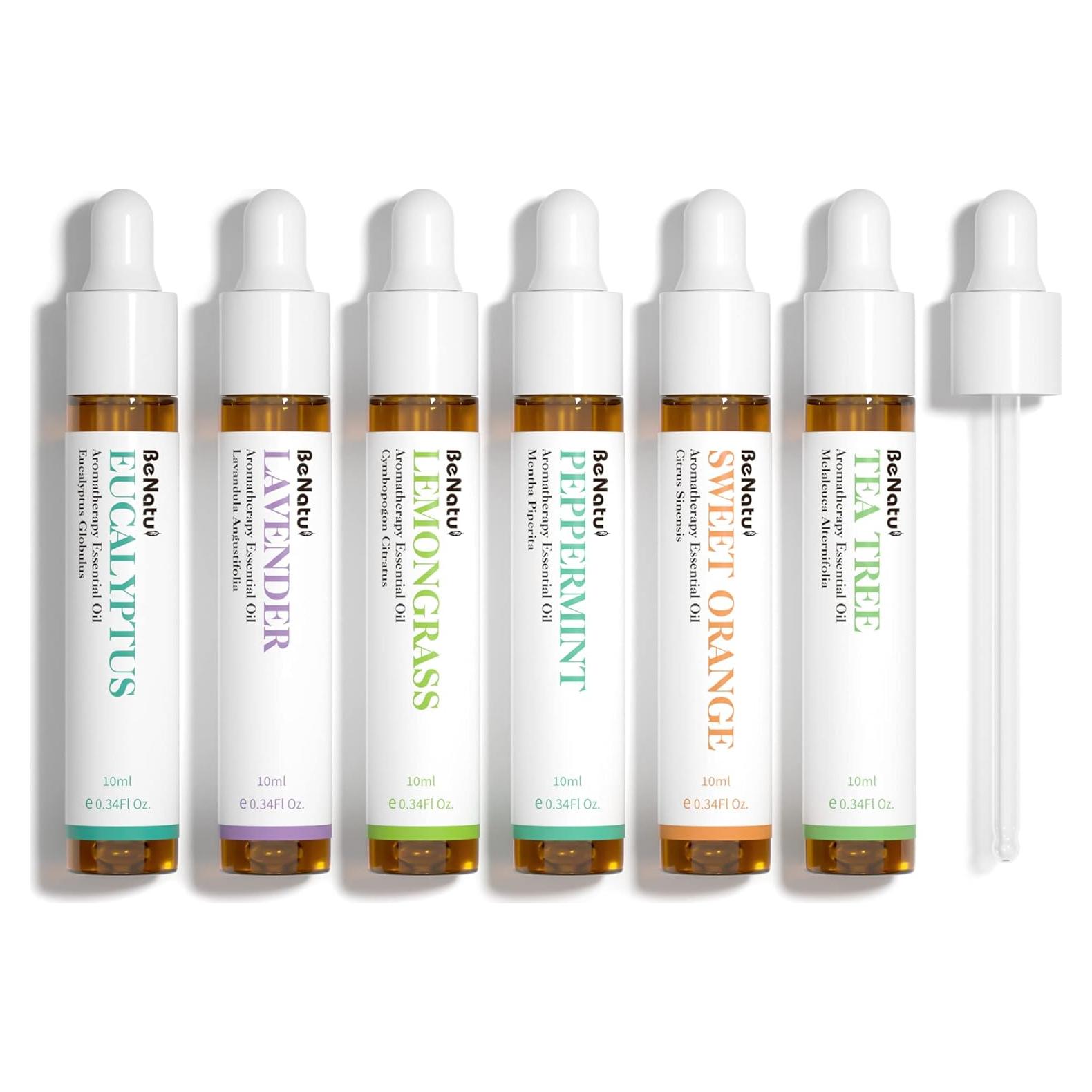 Conjunto de Aceites Esenciales Benatu 6x10ml - Aromaterapia Natural
