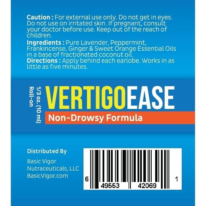 Roll-On Alivio de Vértigo Básico Vigor 10ml - Aceites Esenciales