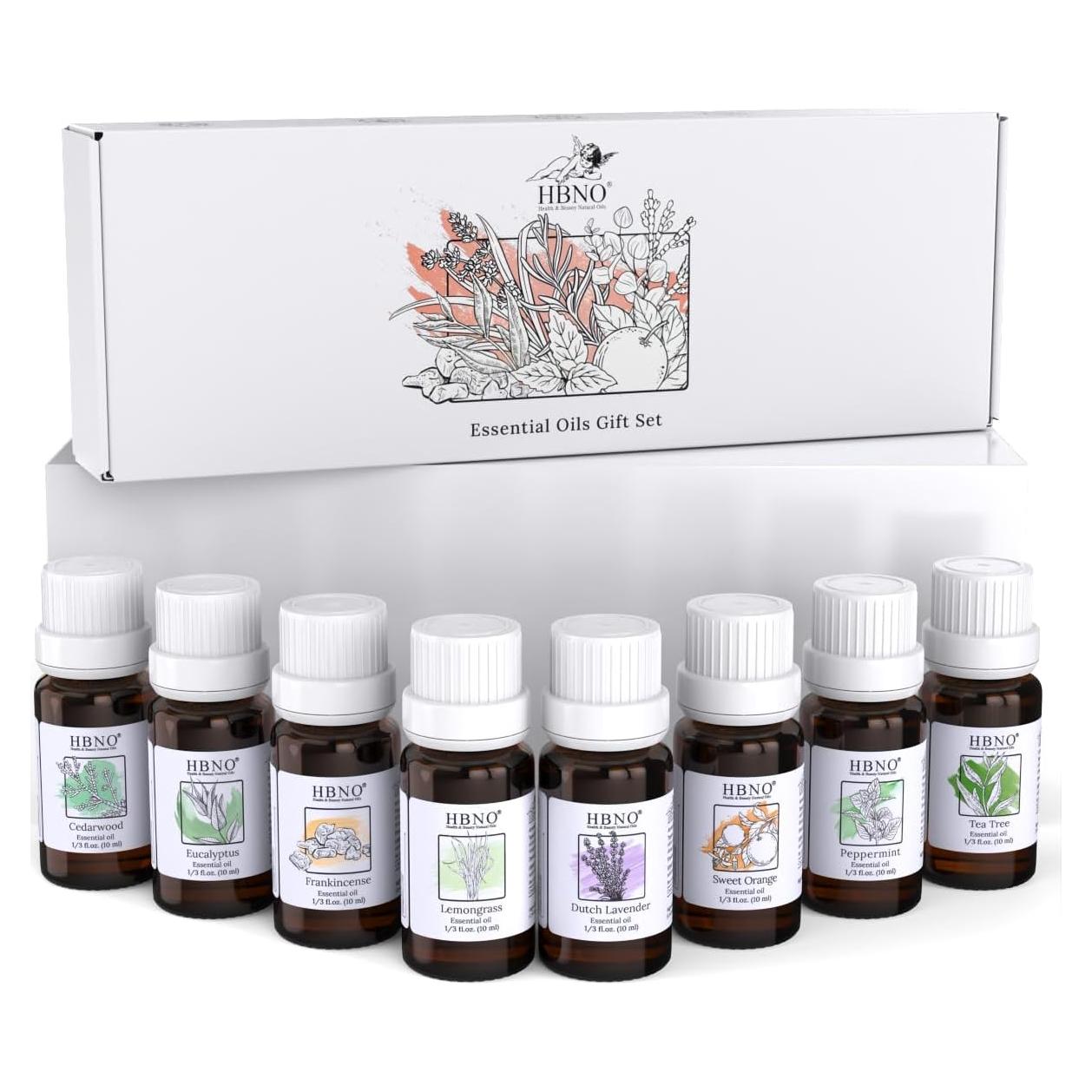 Conjunto de Aceites Esenciales HBNO 8 Fragancias 10ml