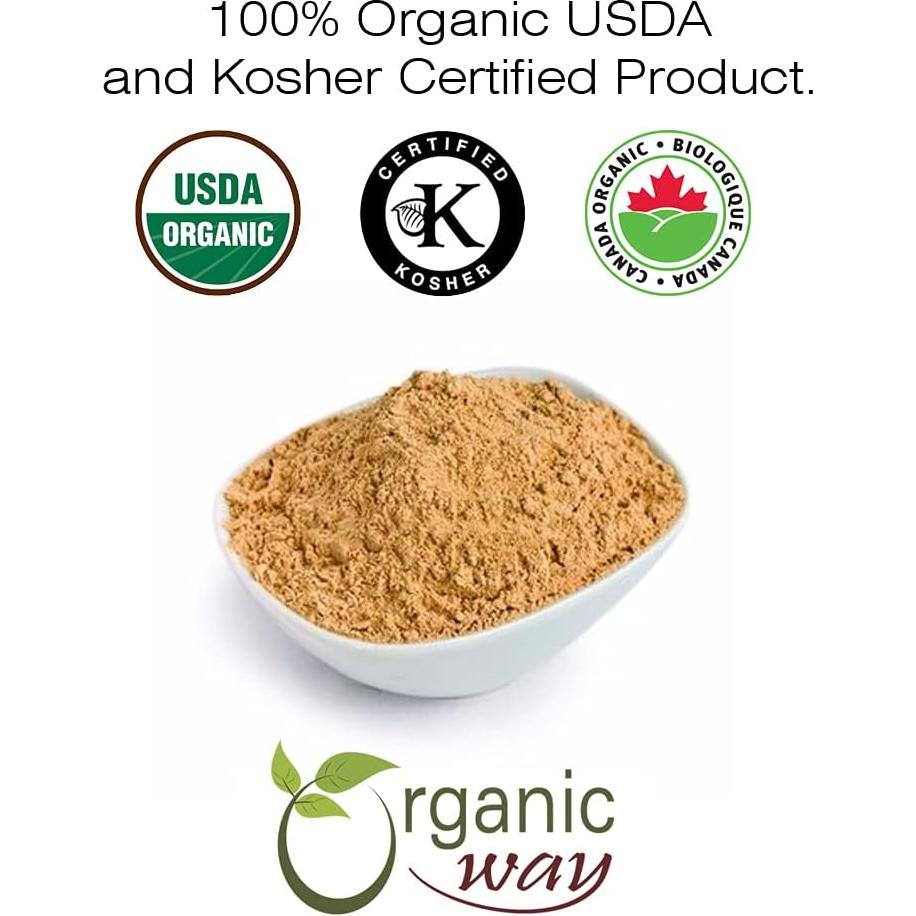 Polvo de Raíz de Diente de León Orgánico 226.8 g - Organic Way