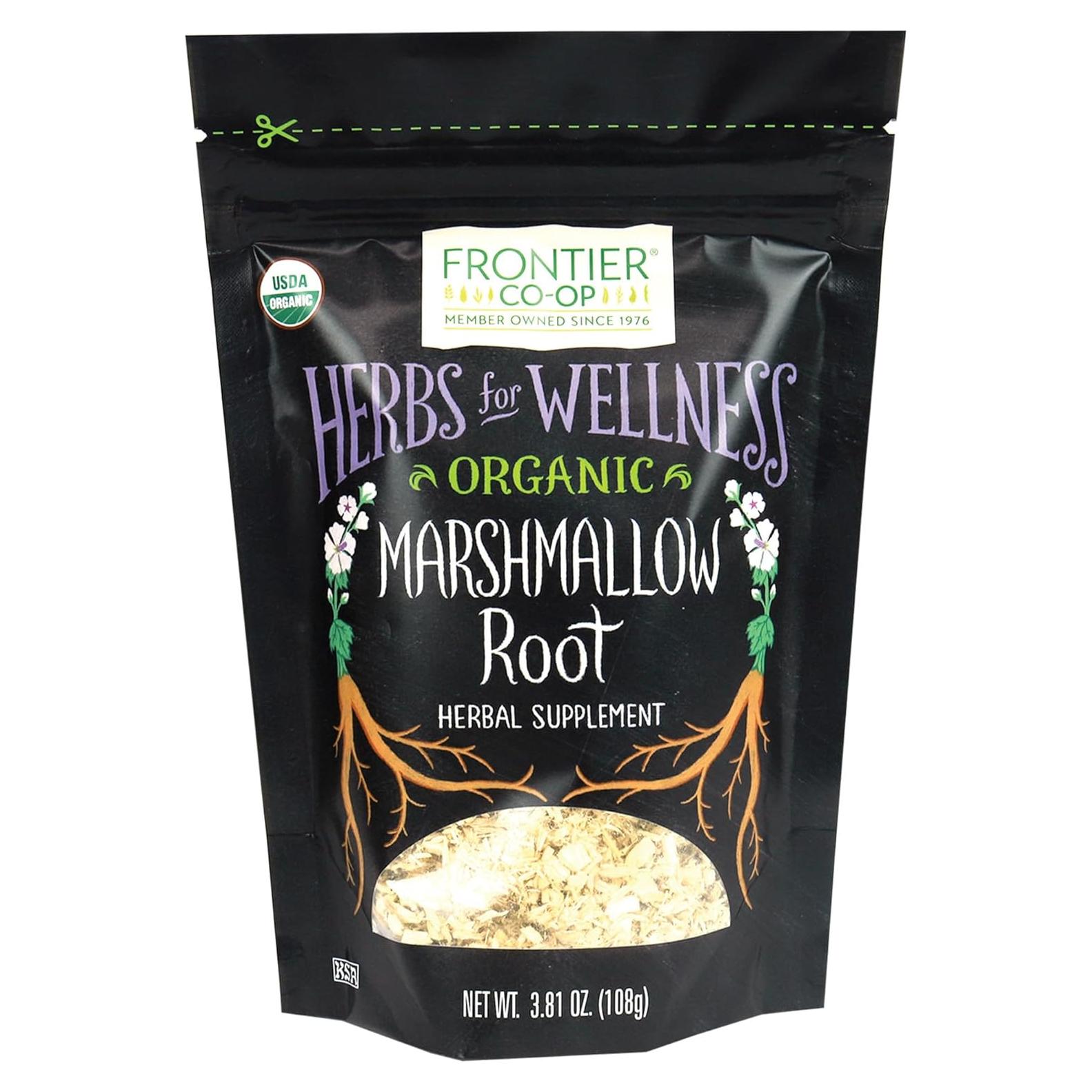 Raíz de Malvavisco Orgánica Frontier Co-op 107g - Ideal para Té